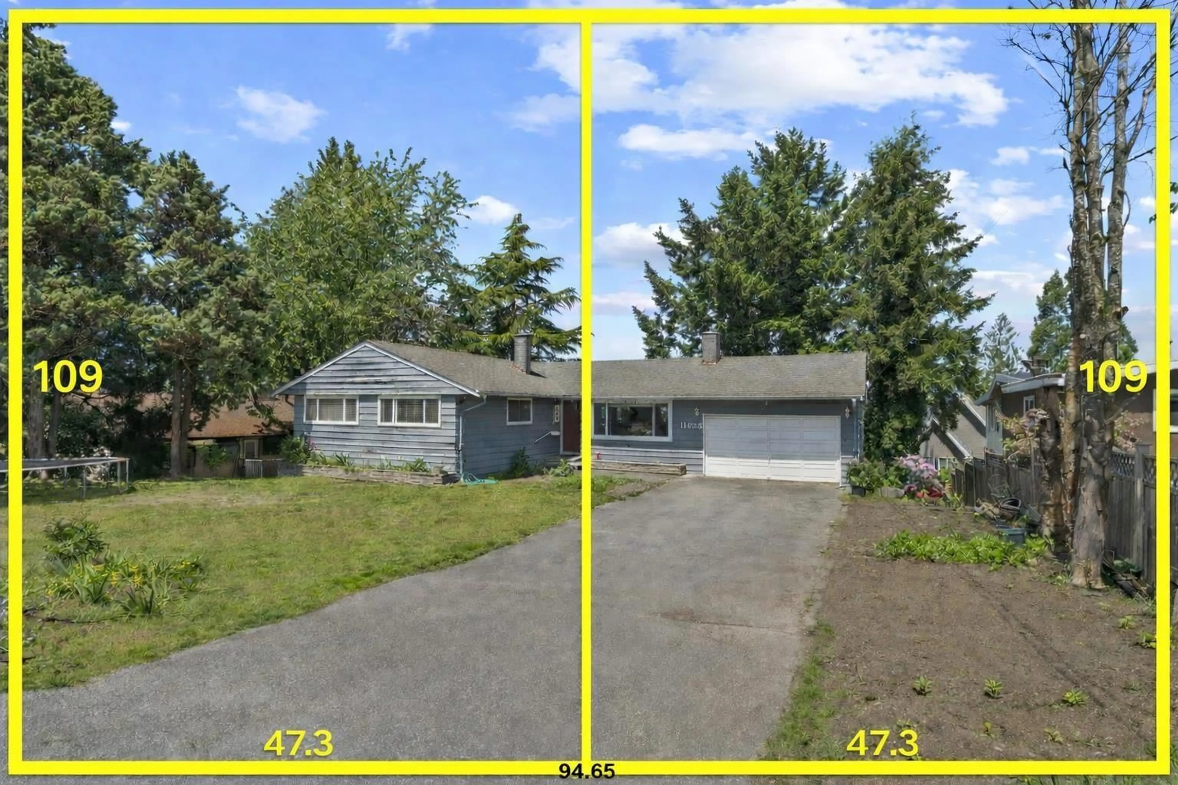 A pic from outside/outdoor area/front of a property/back of a property/a pic from drone, street for 11625 99 AVENUE, Surrey British Columbia V3V2M2