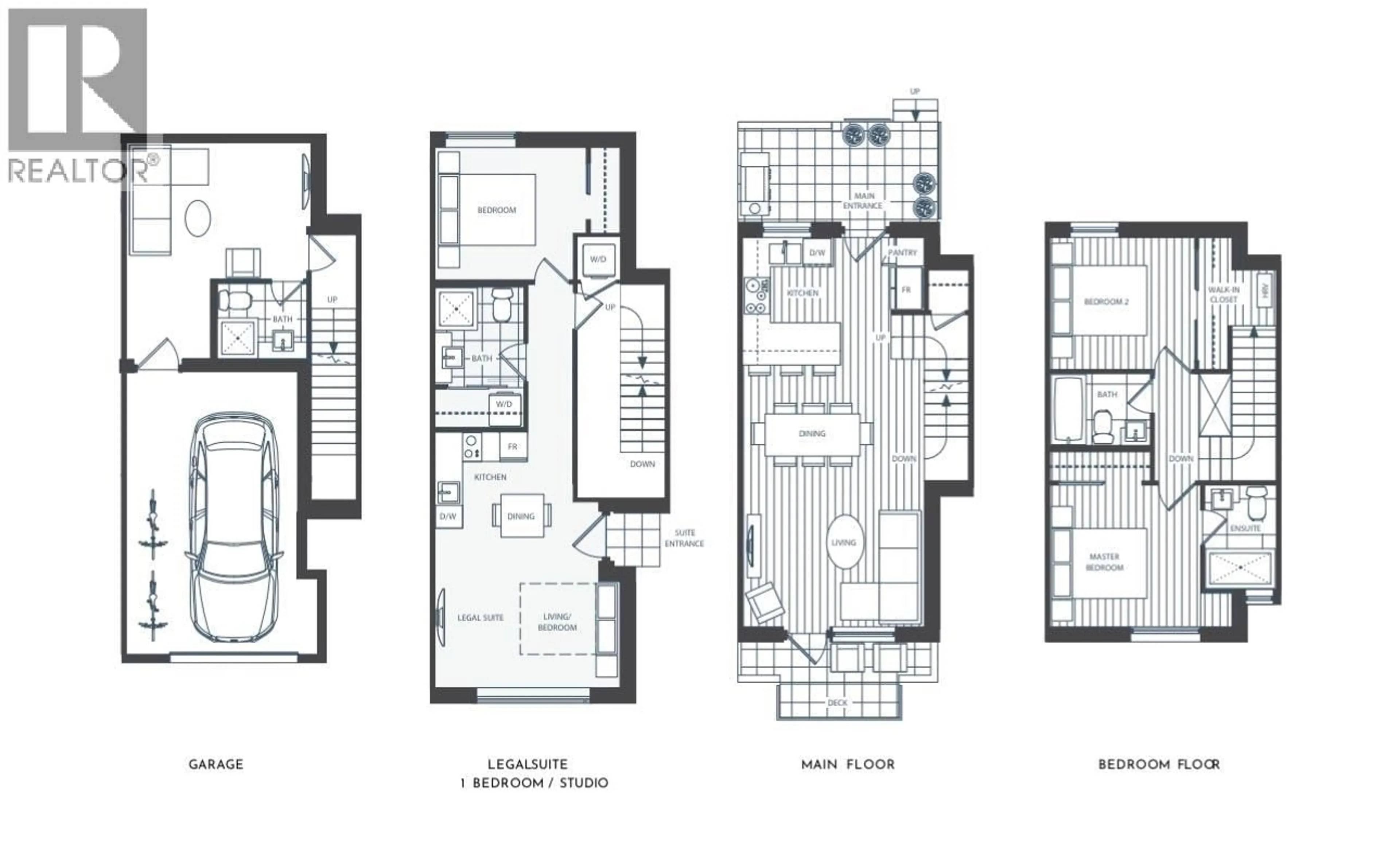 Floor plan for 33 - 720 3RD STREET, North Vancouver British Columbia V7L0G7