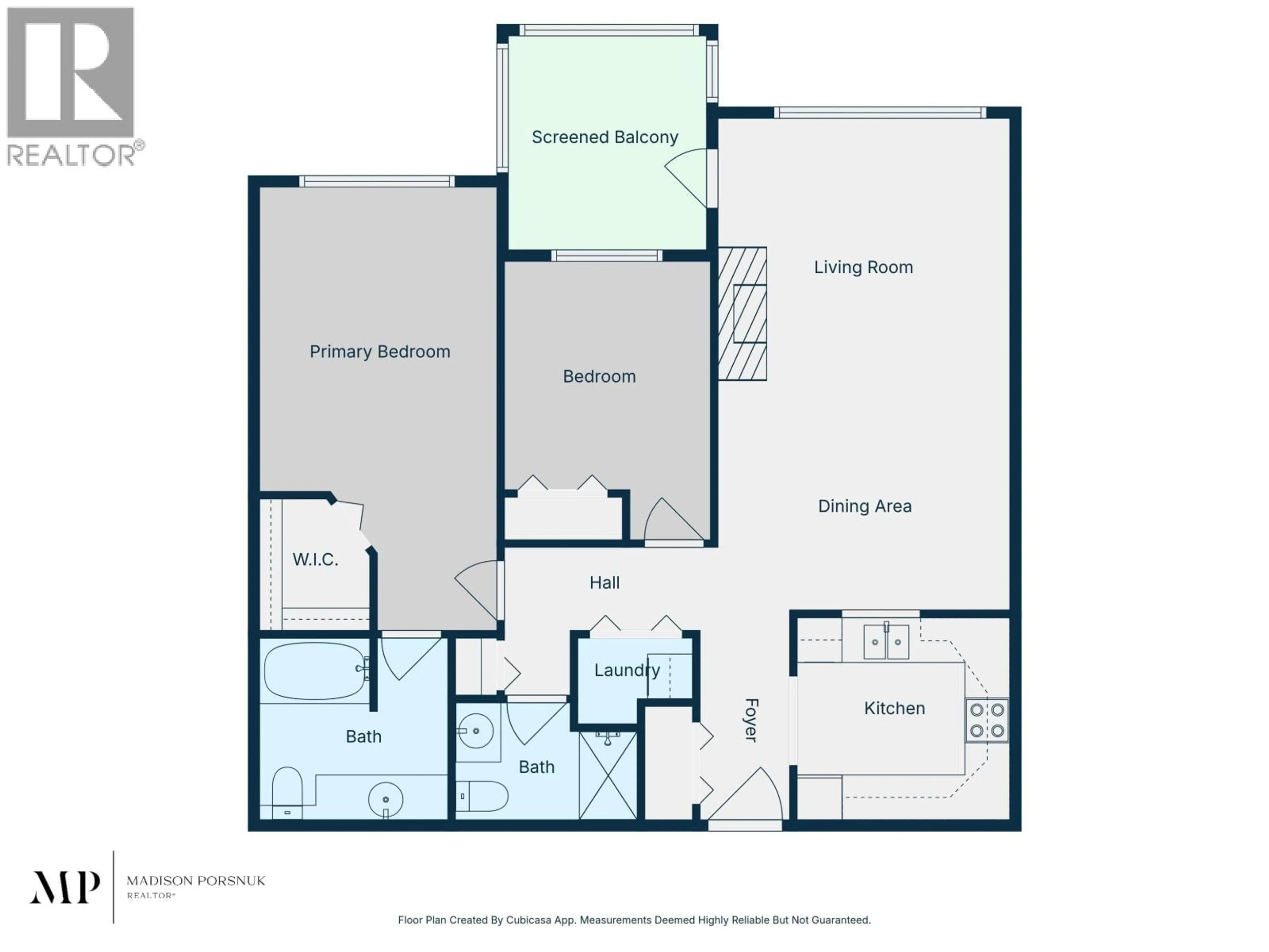 Floor plan for 402 - 1638 6TH AVENUE, Prince George British Columbia V2L3N6
