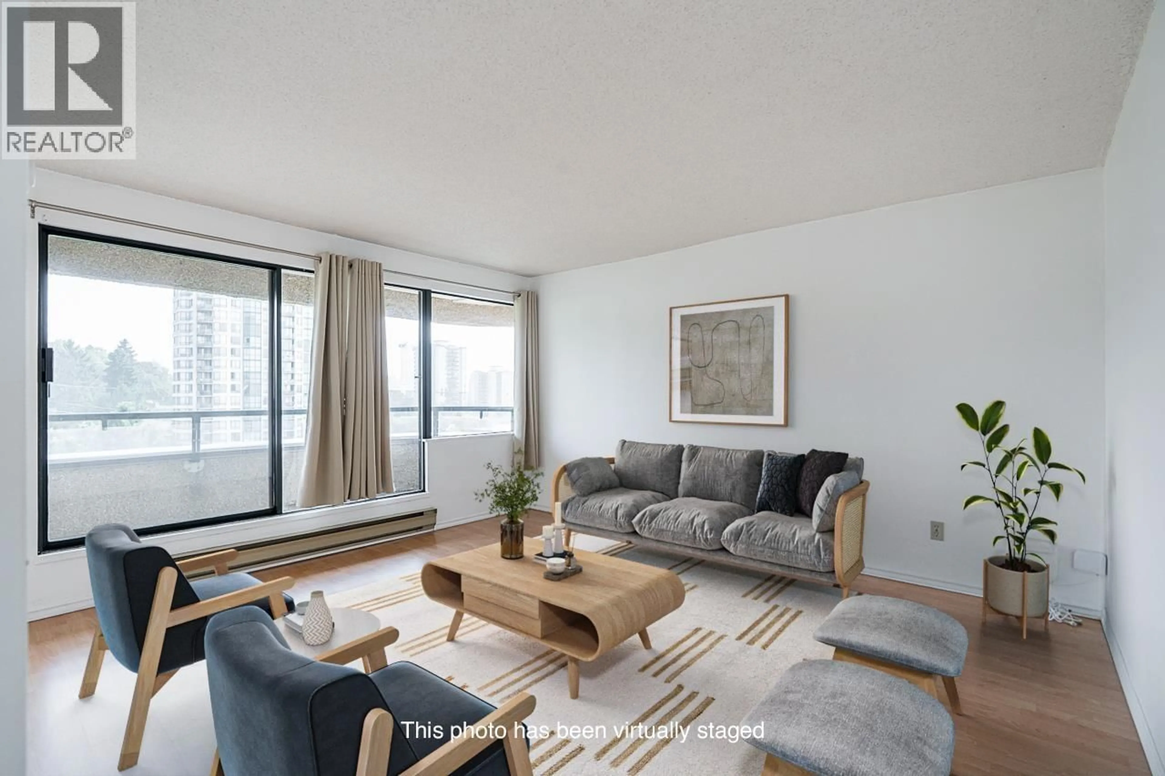 Living room with furniture, unknown for 906 - 1026 QUEENS AVENUE, New Westminster British Columbia V3M6B2