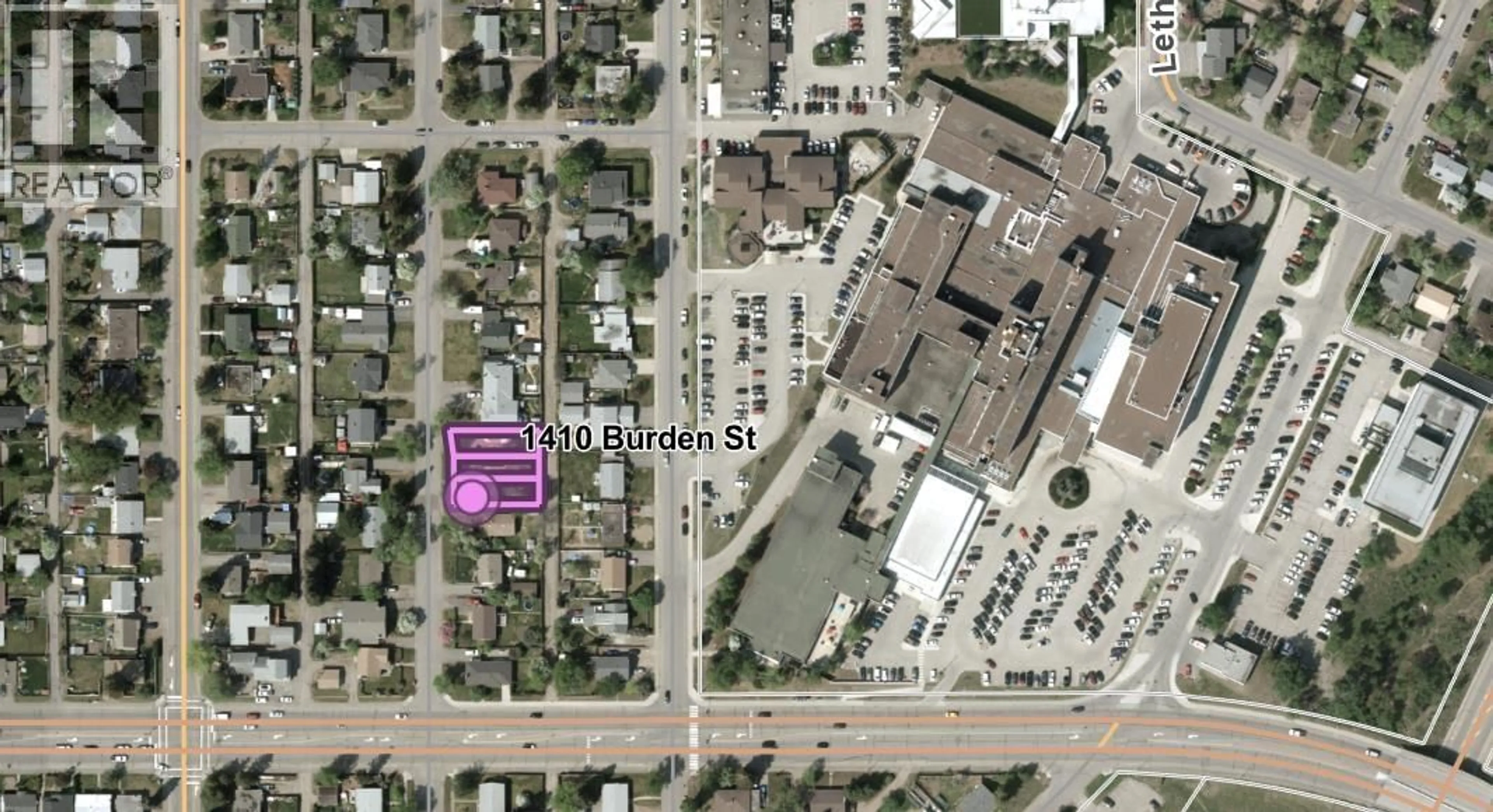 Picture of a map for 1410 BURDEN STREET, Prince George British Columbia V2M2J6