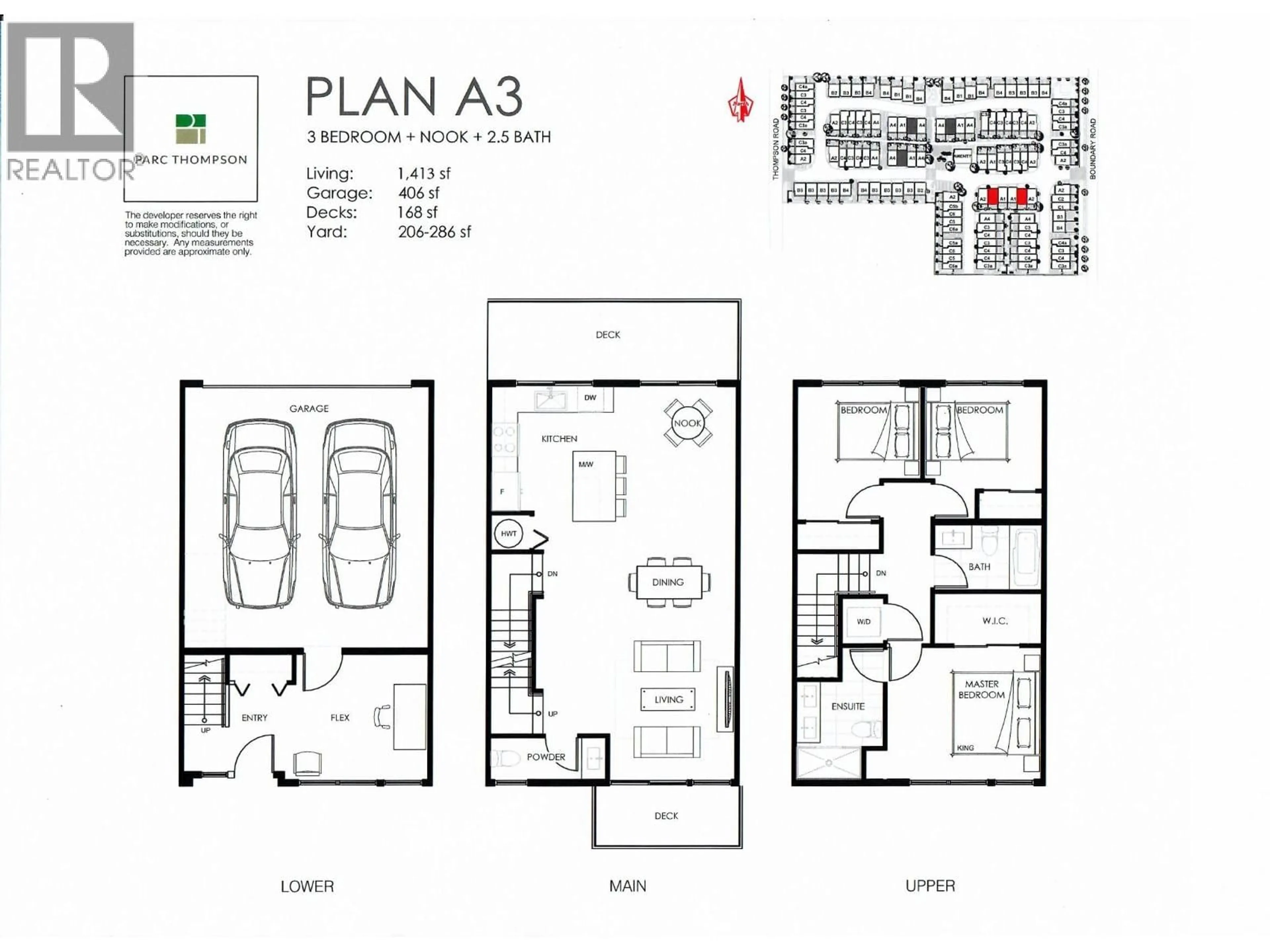 Floor plan for 32 - 4337 BOUNDARY ROAD, Richmond British Columbia V6V0C4