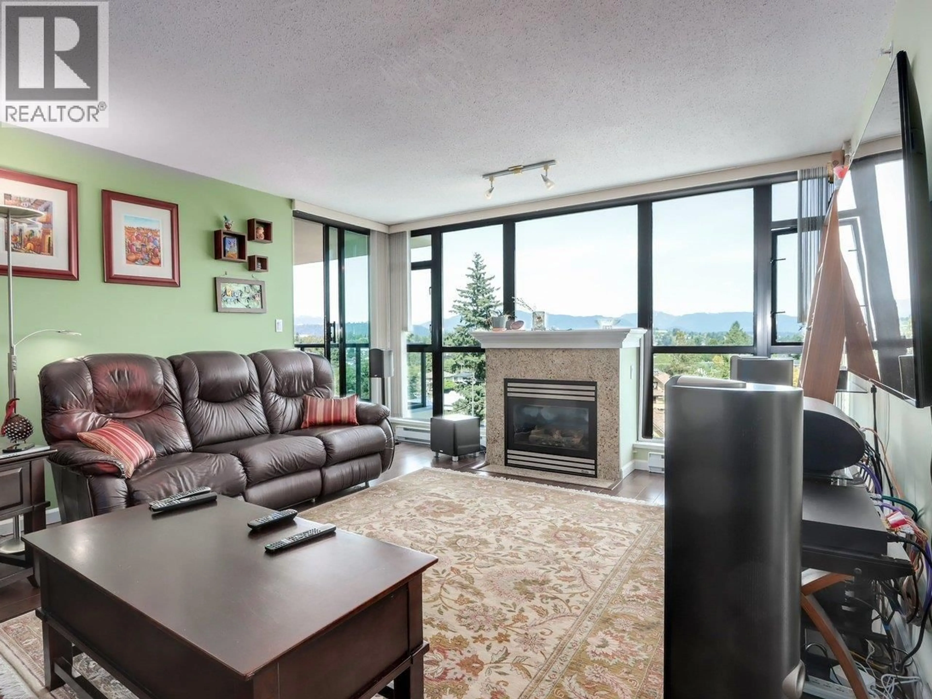 Living room with furniture, unknown for 702 - 615 HAMILTON STREET, New Westminster British Columbia V3M7A7