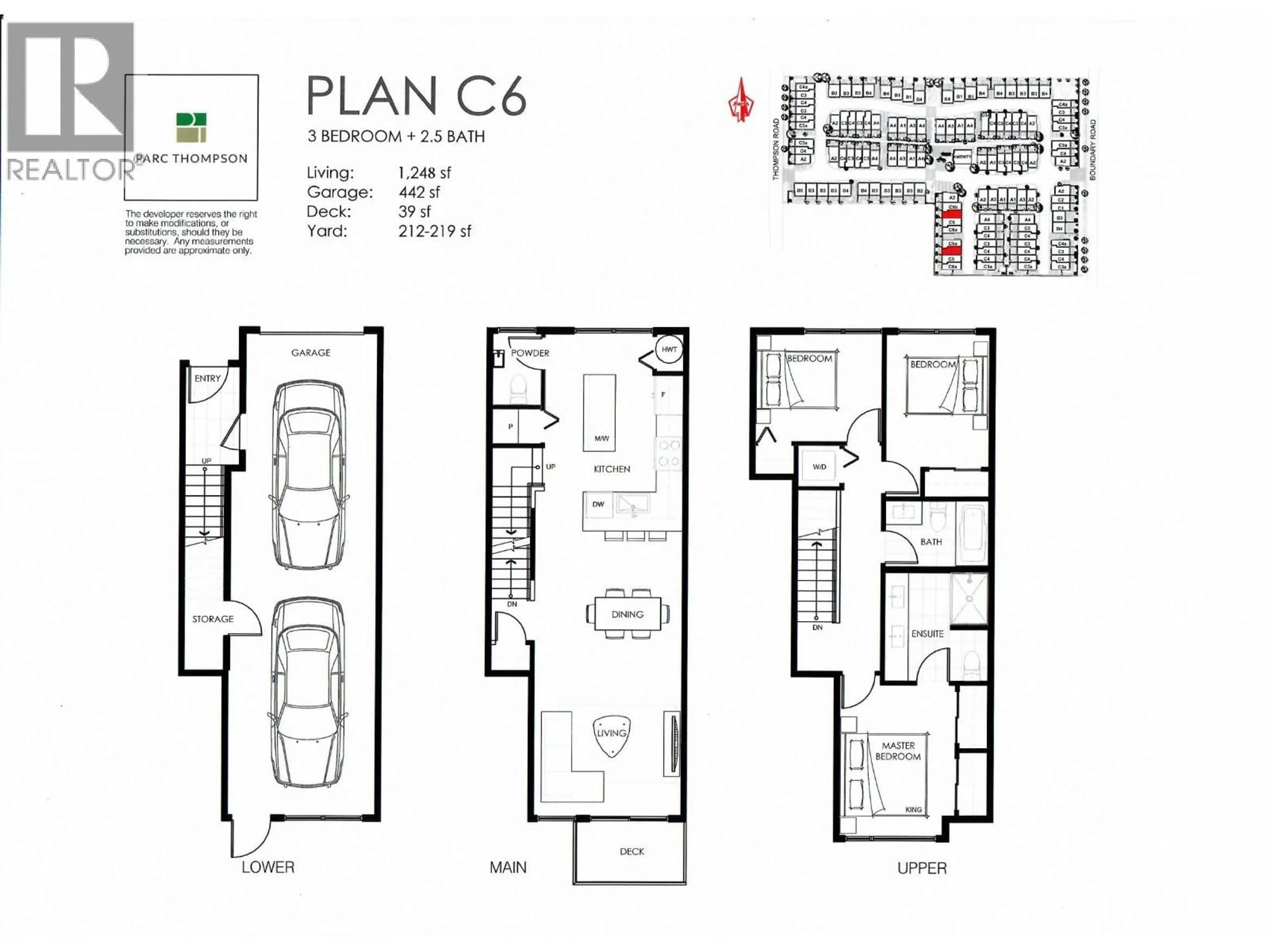 Floor plan for 14 - 4337 BOUNDARY ROAD, Richmond British Columbia V6V0C4