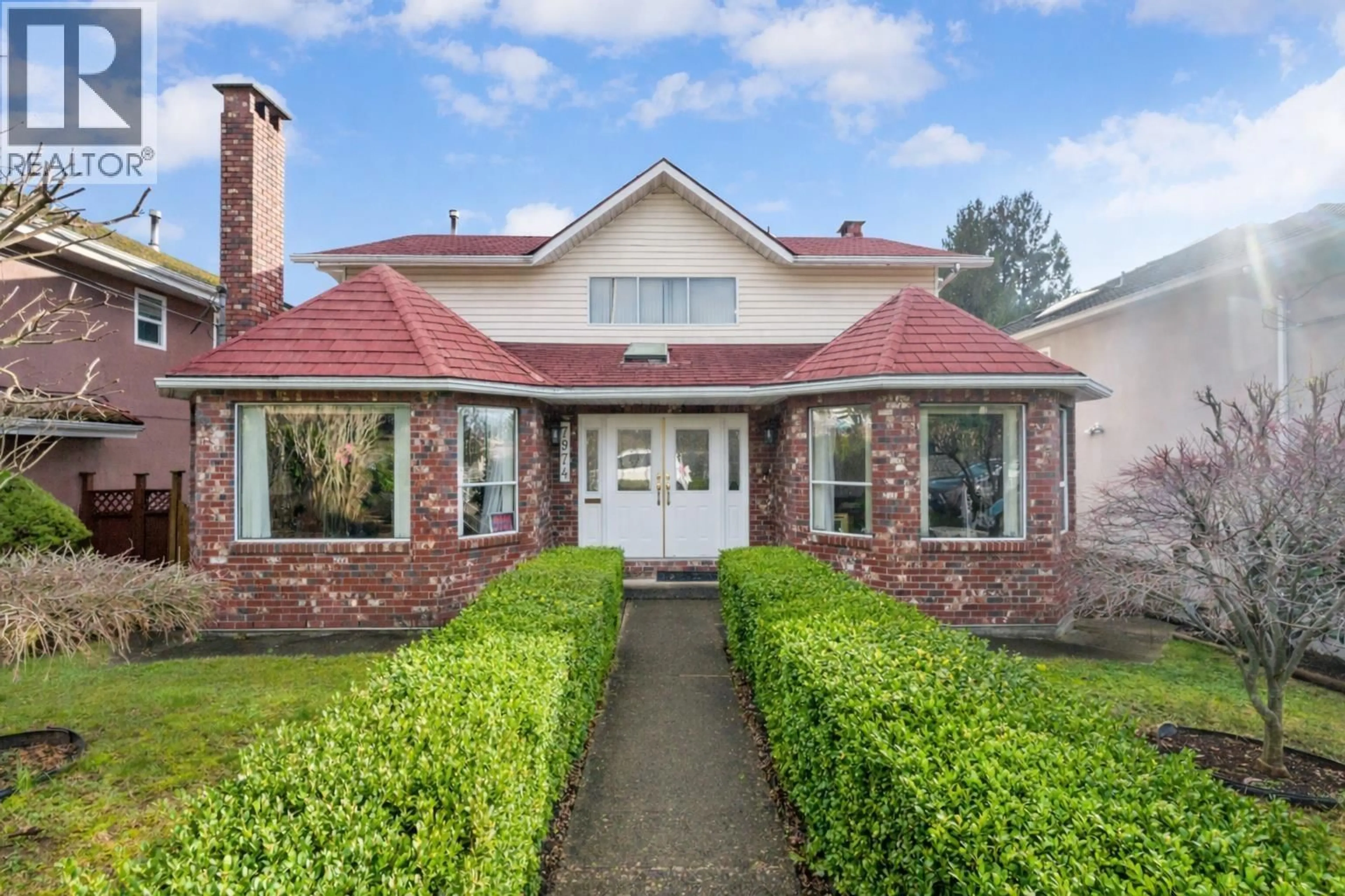 Home with brick exterior material, street for 7974 12TH AVENUE, Burnaby British Columbia V3N2K7