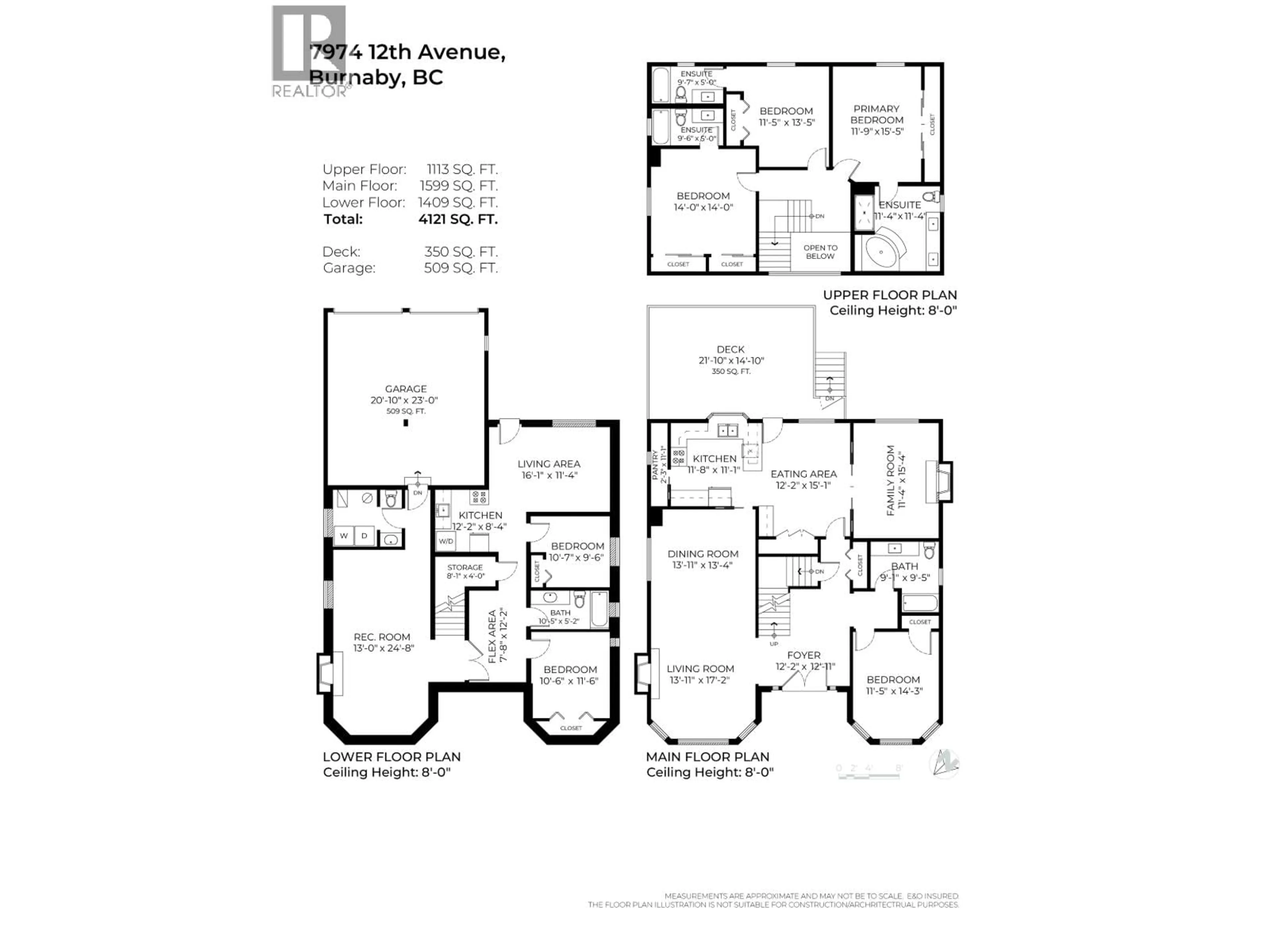 Floor plan for 7974 12TH AVENUE, Burnaby British Columbia V3N2K7
