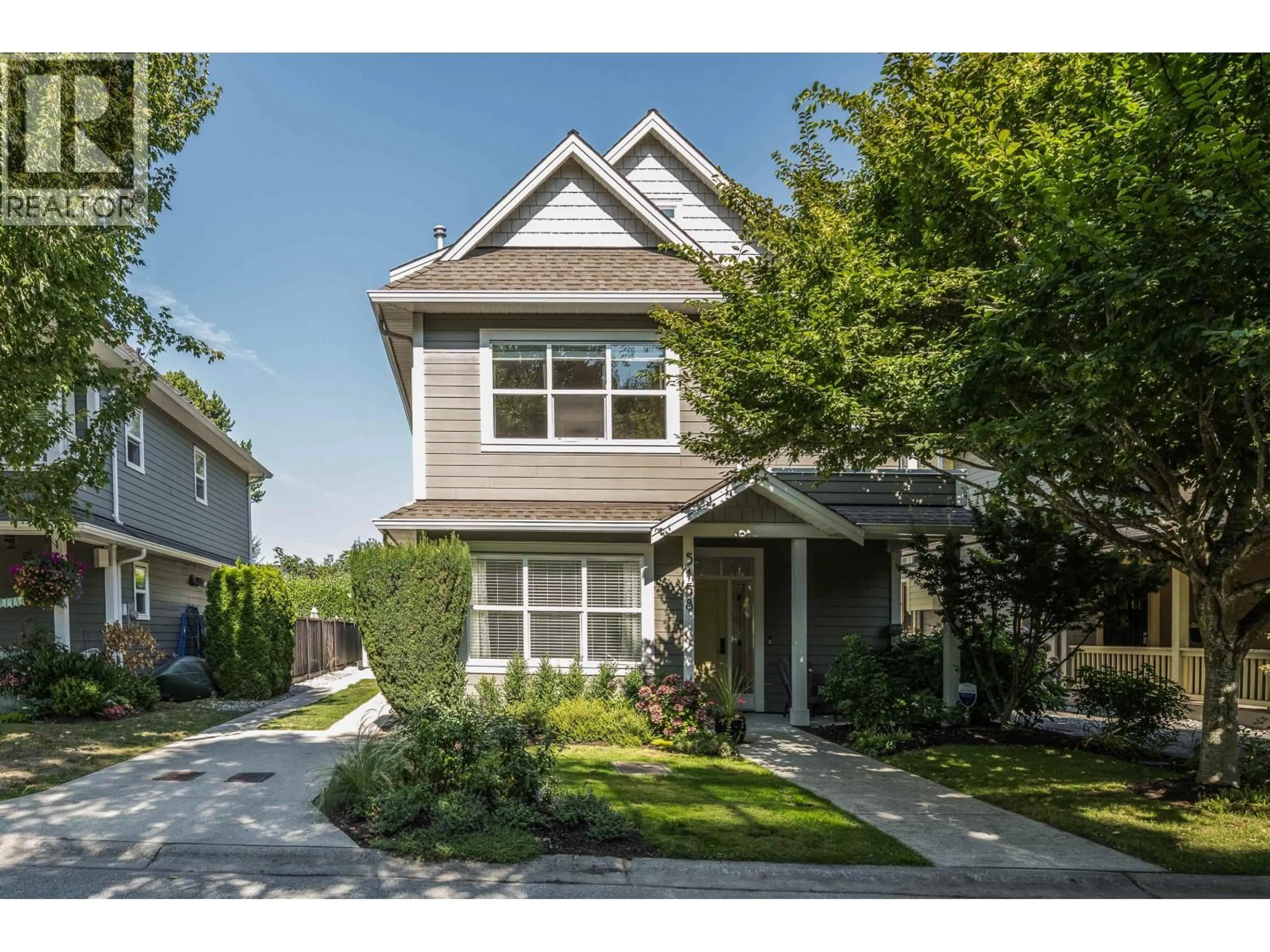 Home with vinyl exterior material, street for 5158 WESTMINSTER LANE, Delta British Columbia V4K5G3