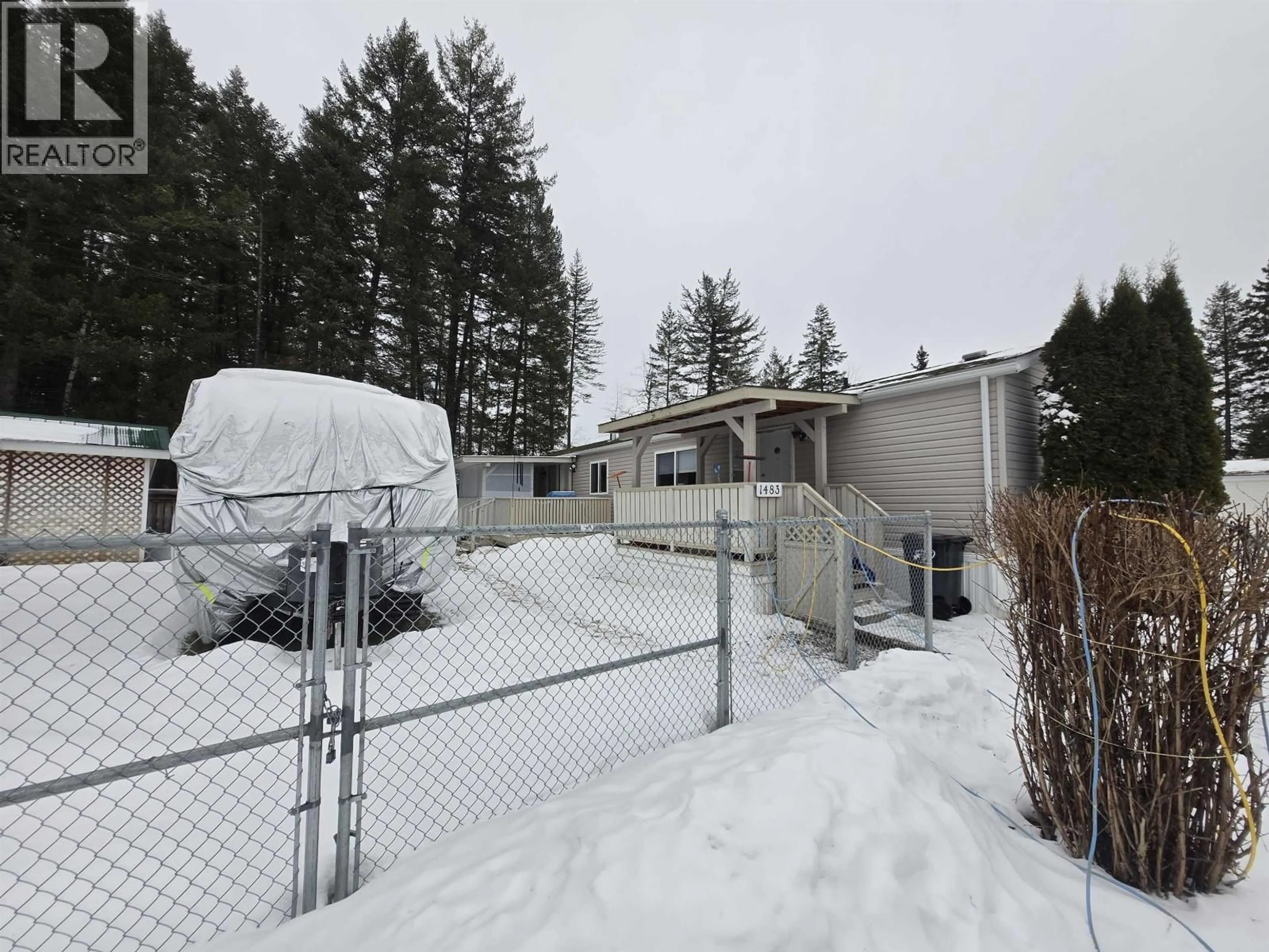 A pic from outside/outdoor area/front of a property/back of a property/a pic from drone, mountain view for 1483 CODY DALE ROAD, Quesnel British Columbia V2J7A1