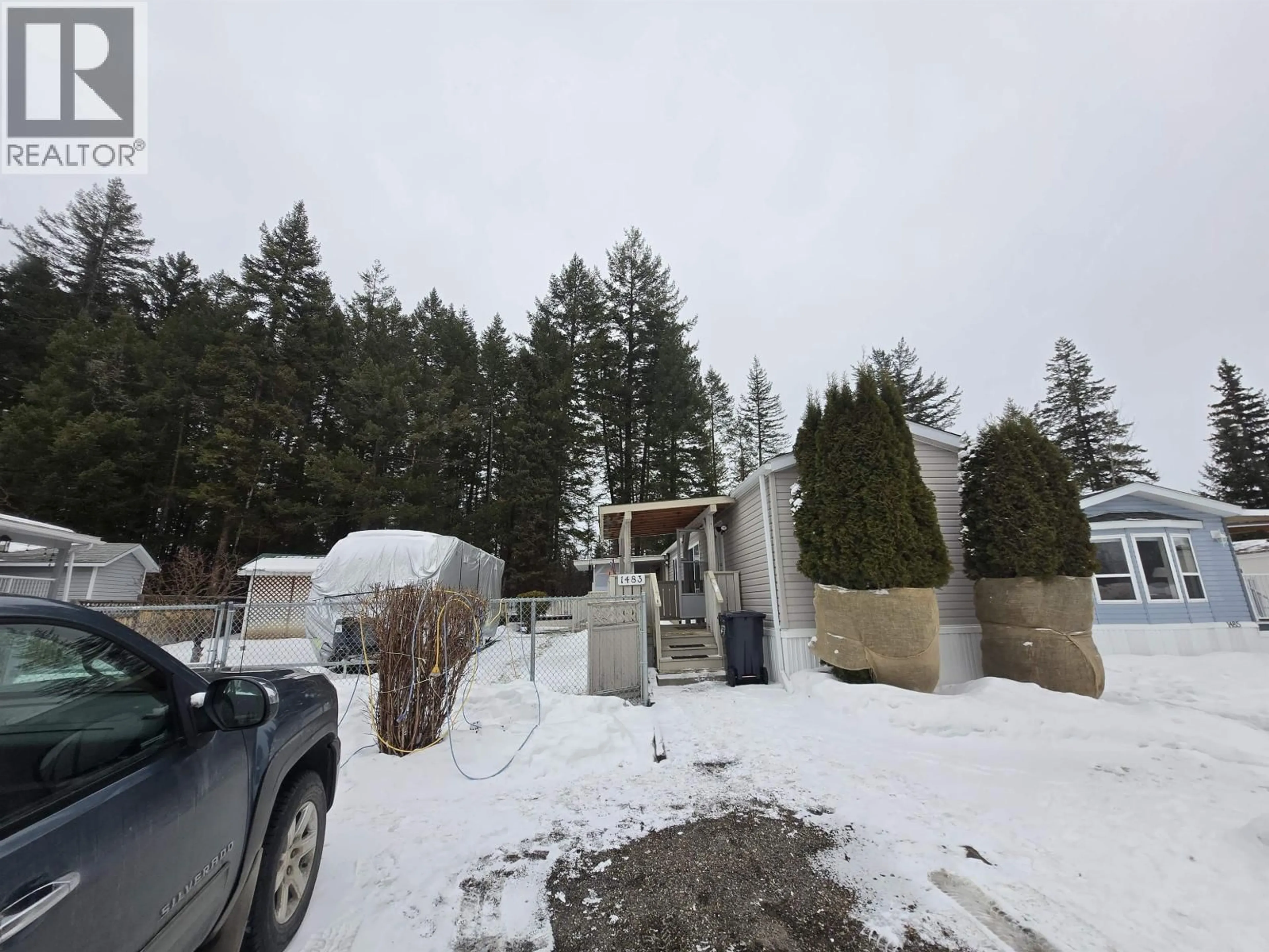 A pic from outside/outdoor area/front of a property/back of a property/a pic from drone, unknown for 1483 CODY DALE ROAD, Quesnel British Columbia V2J7A1