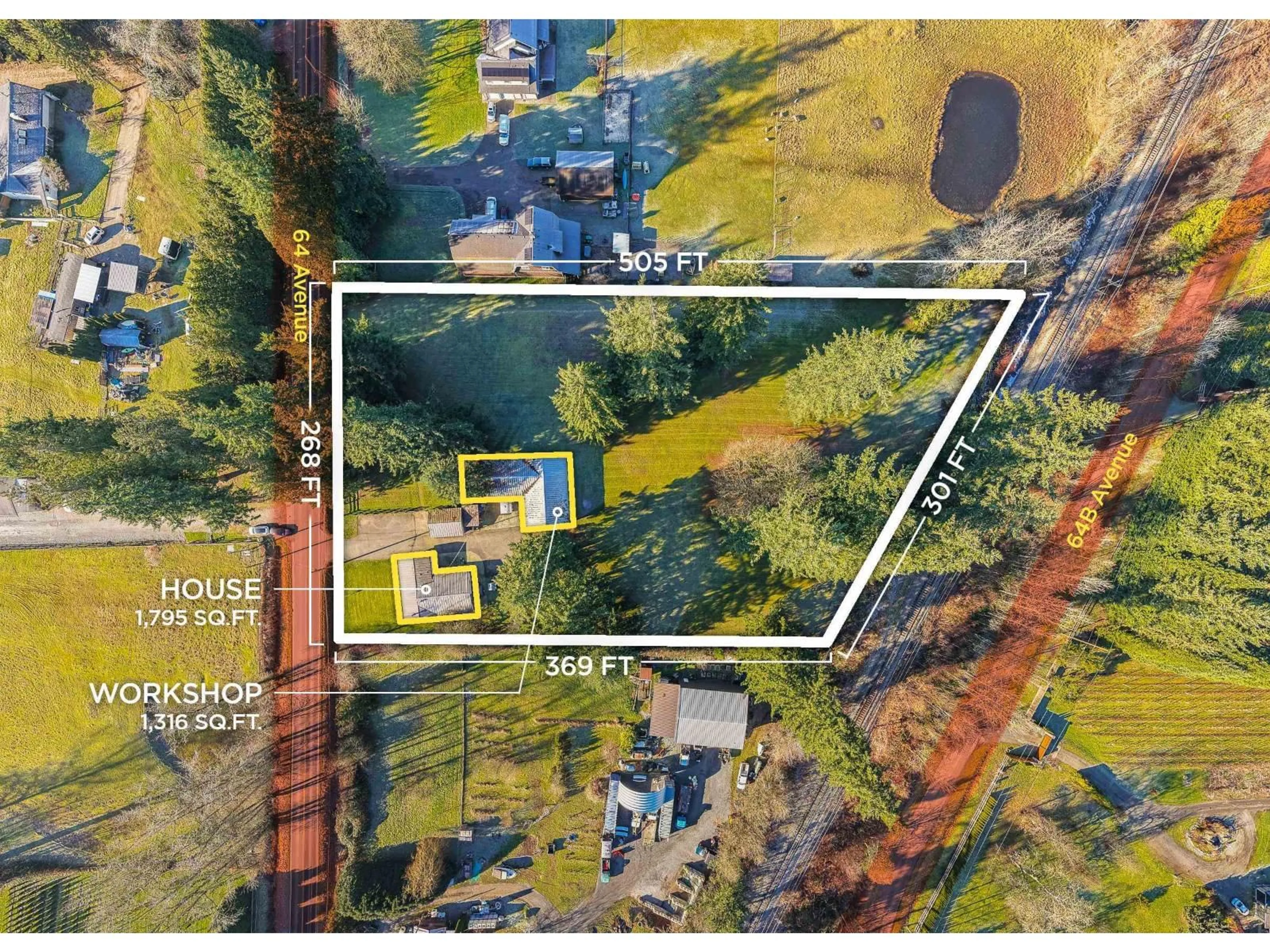 A pic from outside/outdoor area/front of a property/back of a property/a pic from drone, unknown for 26267 64 AVENUE, Langley British Columbia V4W1M3