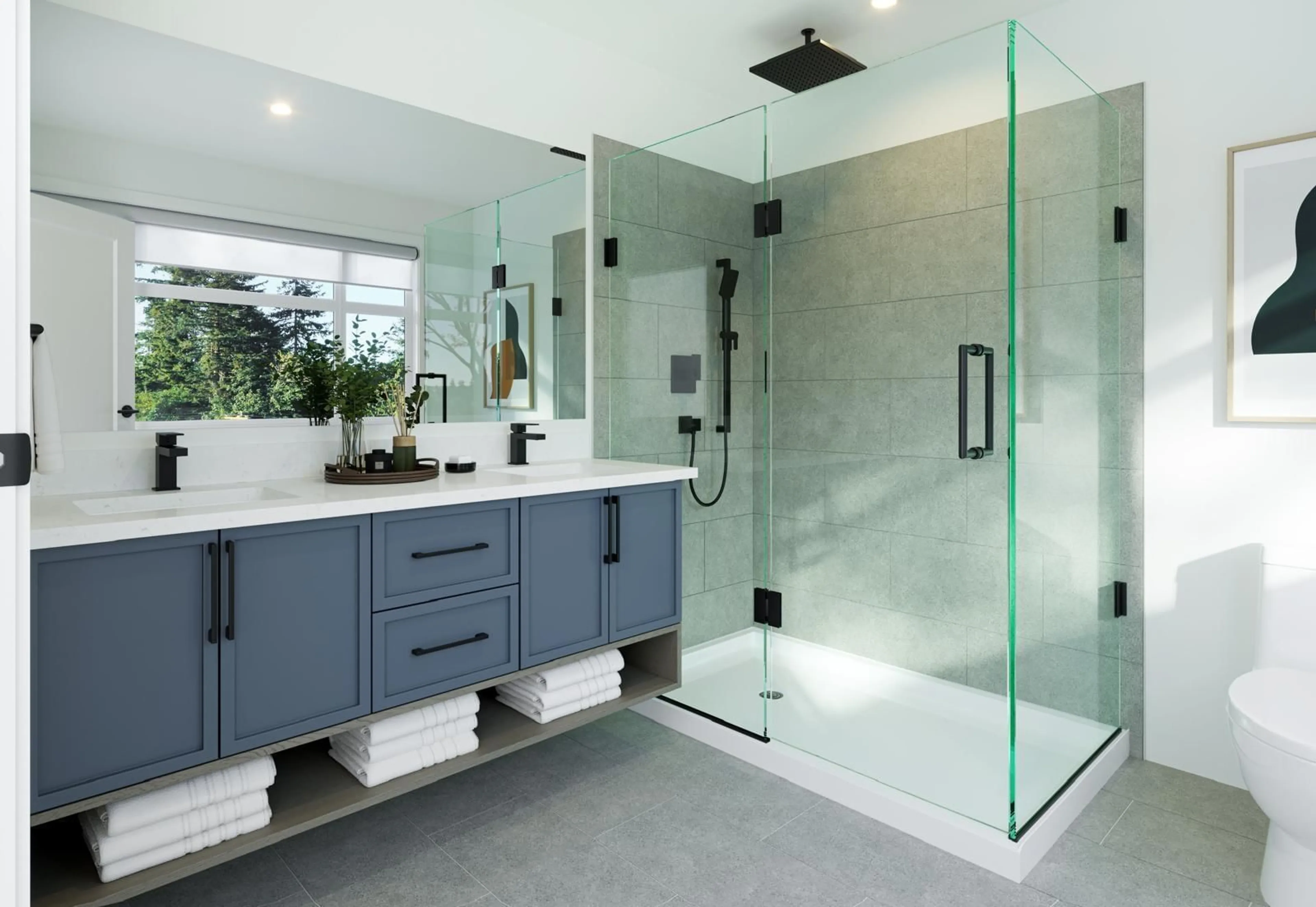 Contemporary bathroom, ceramic/tile floor for 7 - 7540 BRISKHAM STREET, Mission British Columbia V2V0M2