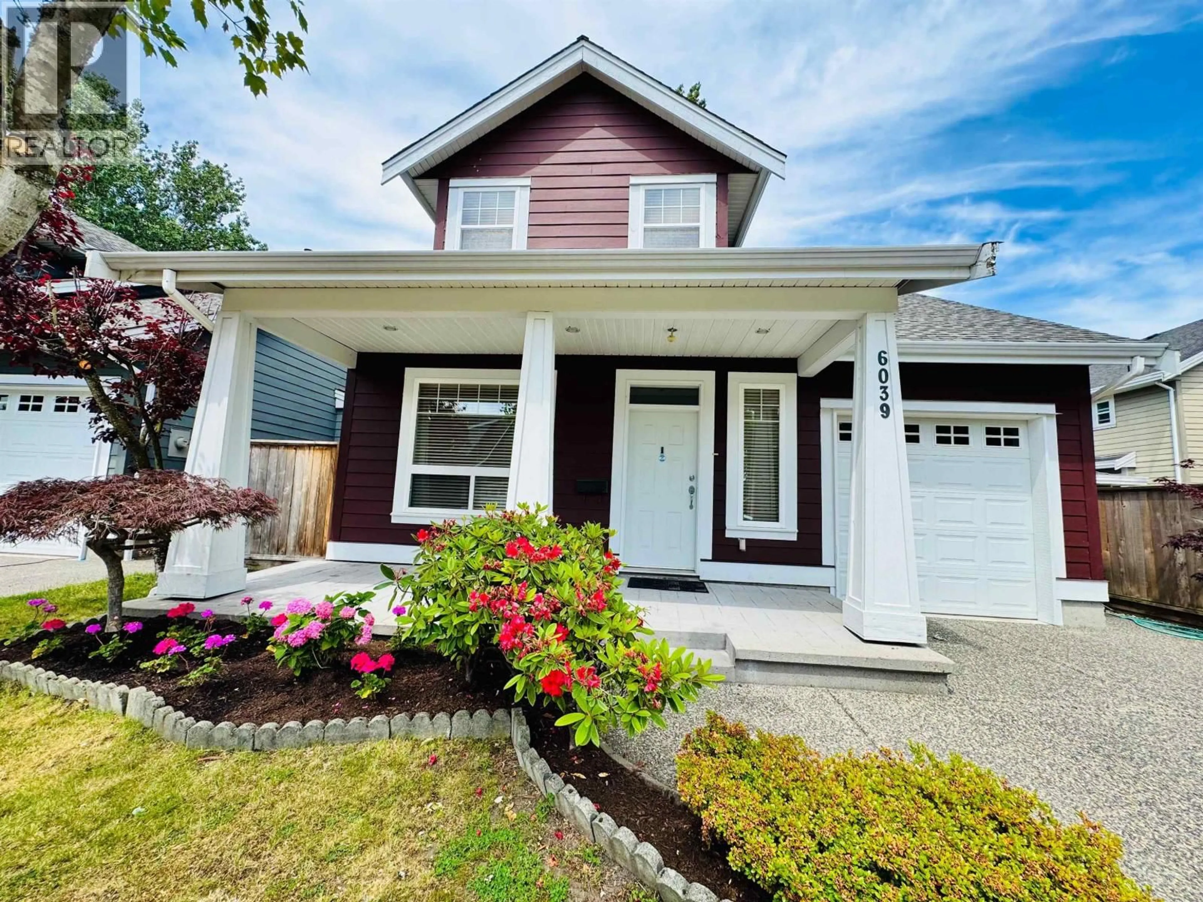Home with vinyl exterior material, street for 6039 46A AVENUE, Delta British Columbia V4K5G2