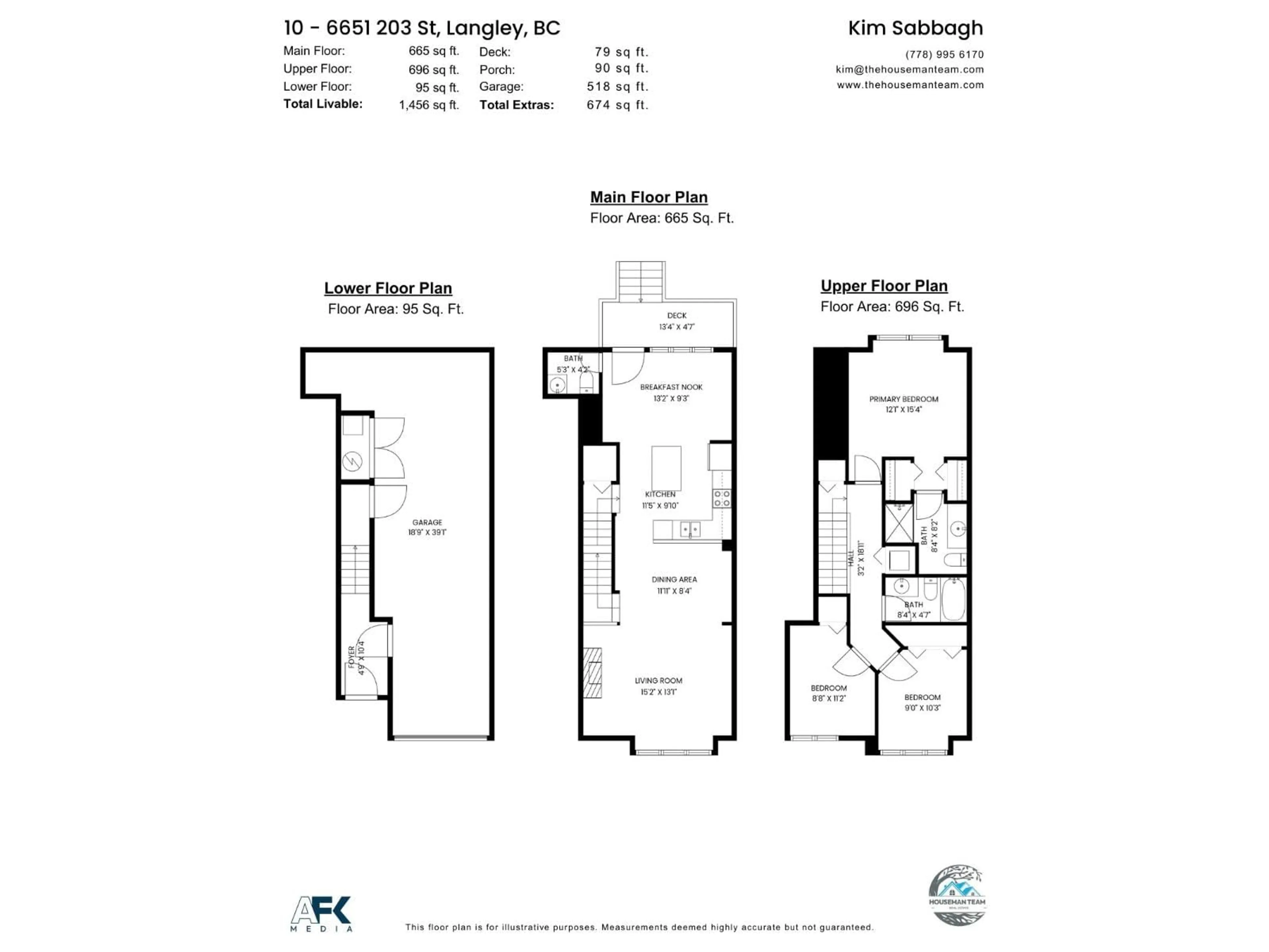 Floor plan for 10 - 6651 203 STREET, Langley British Columbia V2Y2Z2