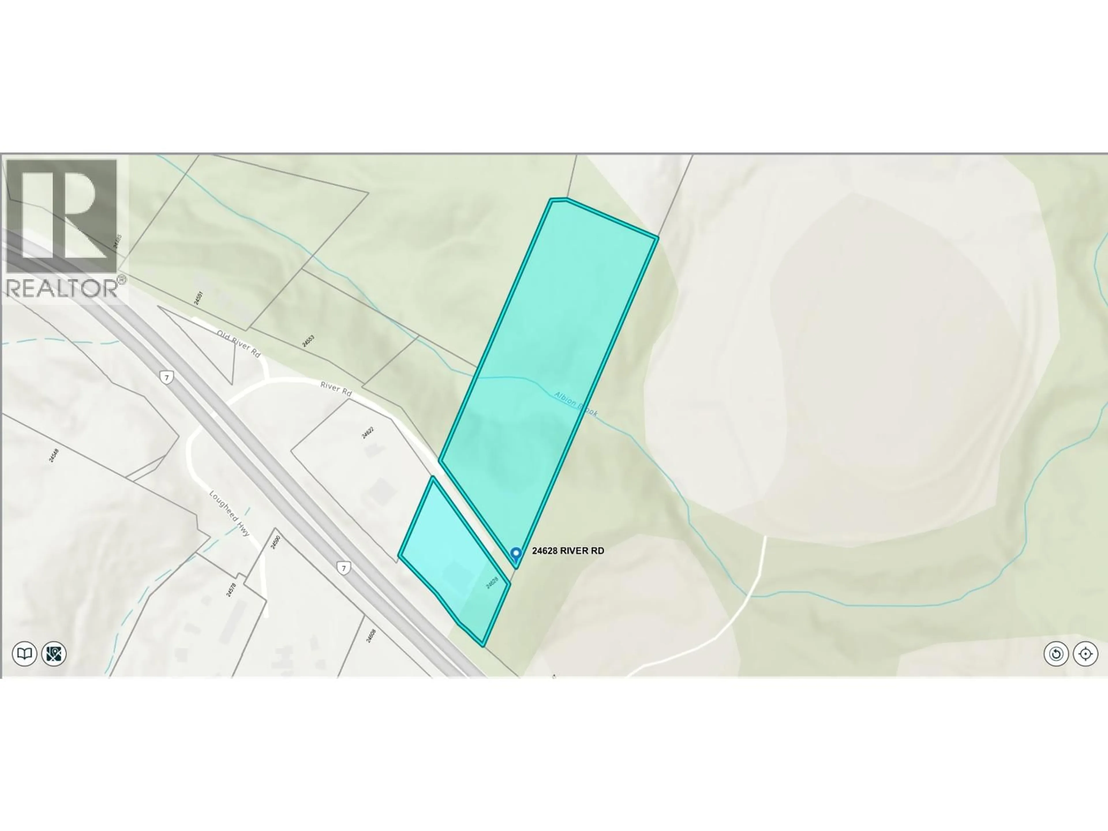 Picture of a map for 24628 RIVER ROAD, Maple Ridge British Columbia V2W1M2