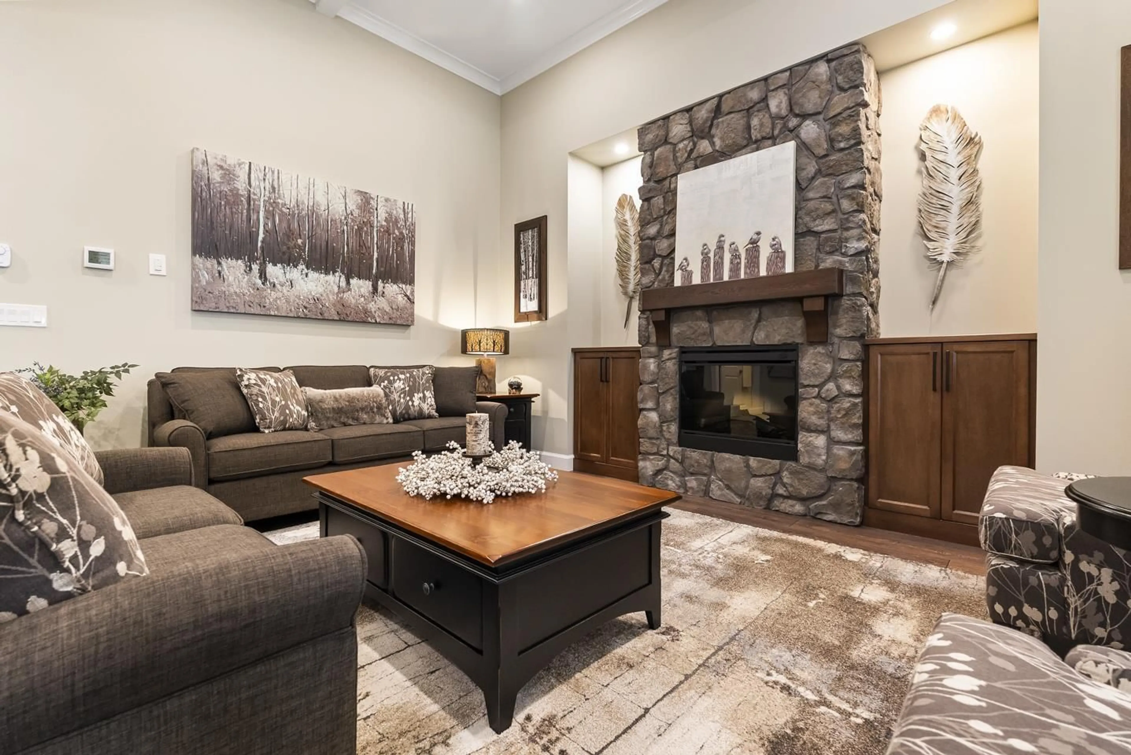 Living room with furniture, unknown for 1397 STROMDAHL PLACE, Agassiz British Columbia V0M1A1