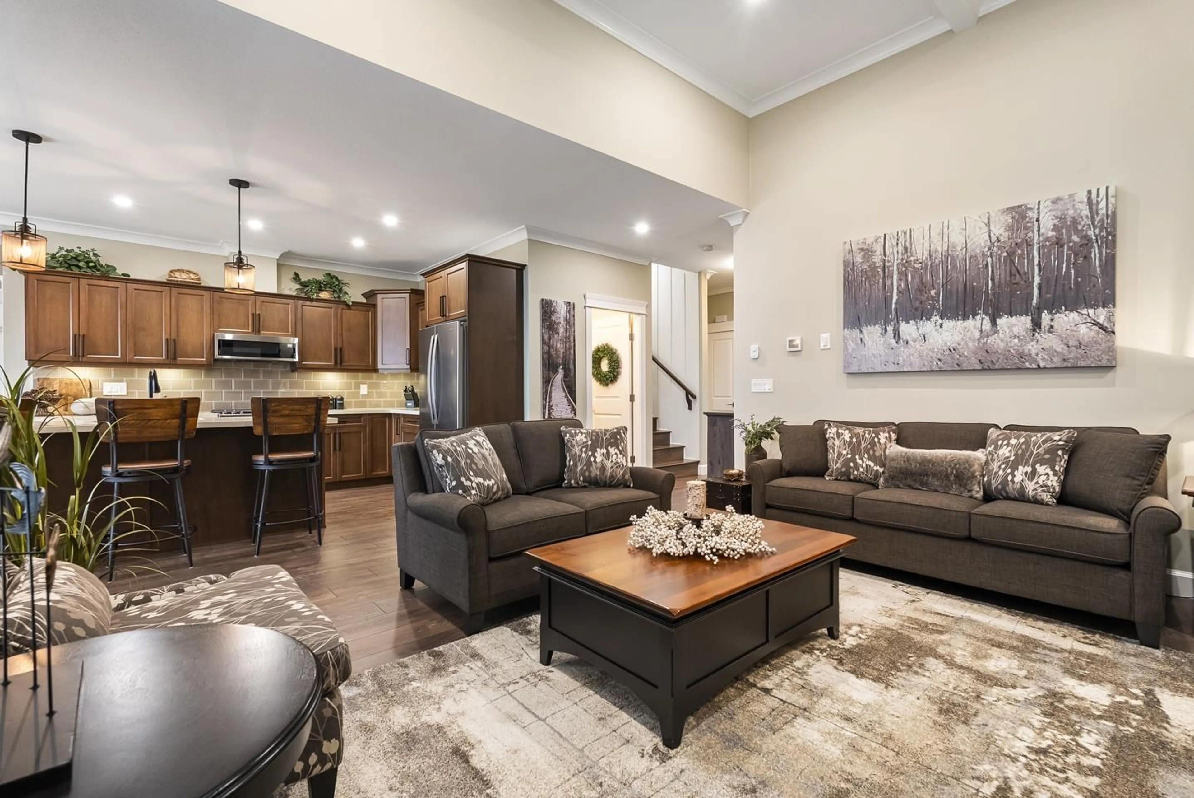 Living room with furniture, unknown for 1397 STROMDAHL PLACE, Agassiz British Columbia V0M1A1