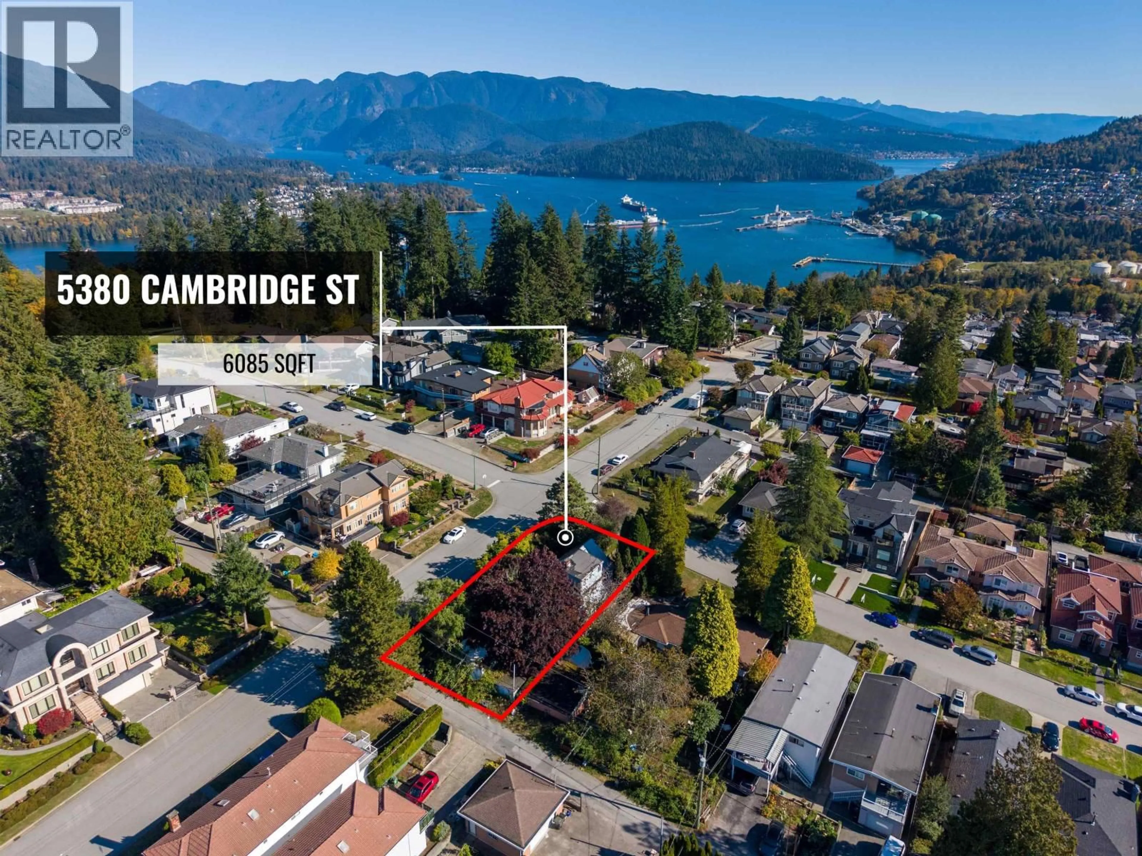 A pic from outside/outdoor area/front of a property/back of a property/a pic from drone, street for 5380 CAMBRIDGE STREET, Burnaby British Columbia V5B1C5