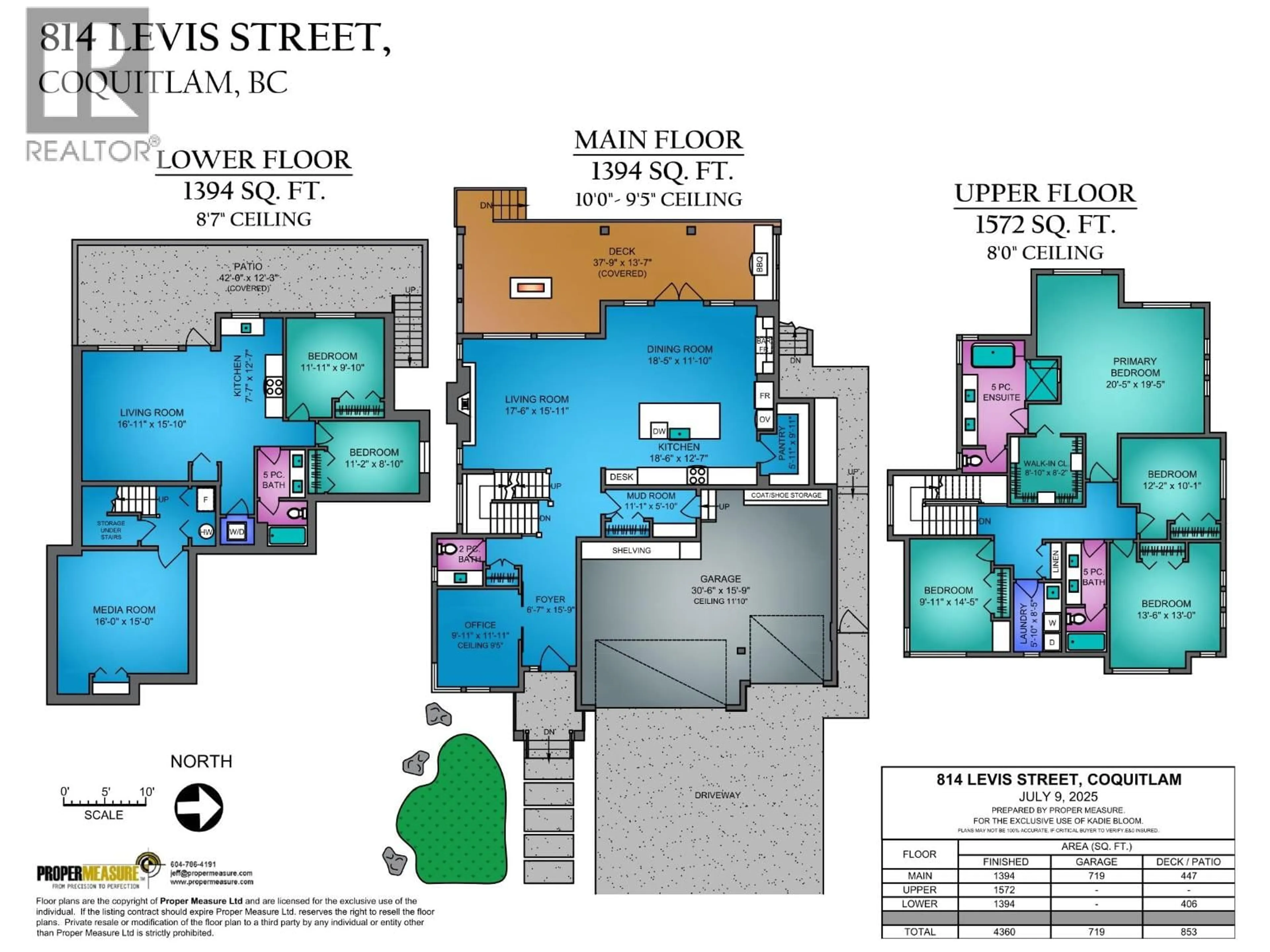Floor plan for 814 LEVIS STREET, Coquitlam British Columbia V3J6A3