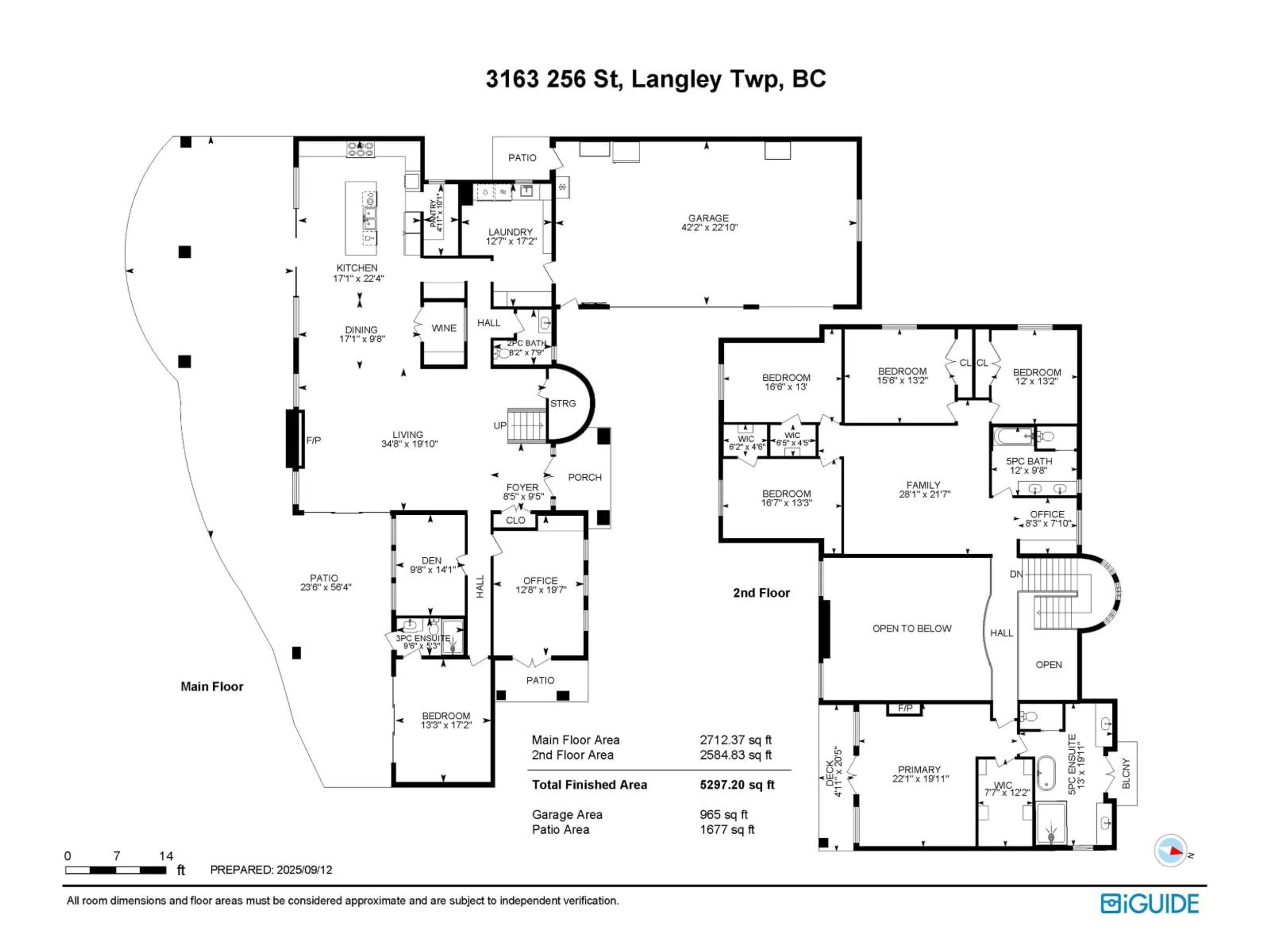 Floor plan for 3163 256 STREET, Langley British Columbia V4W1Y4