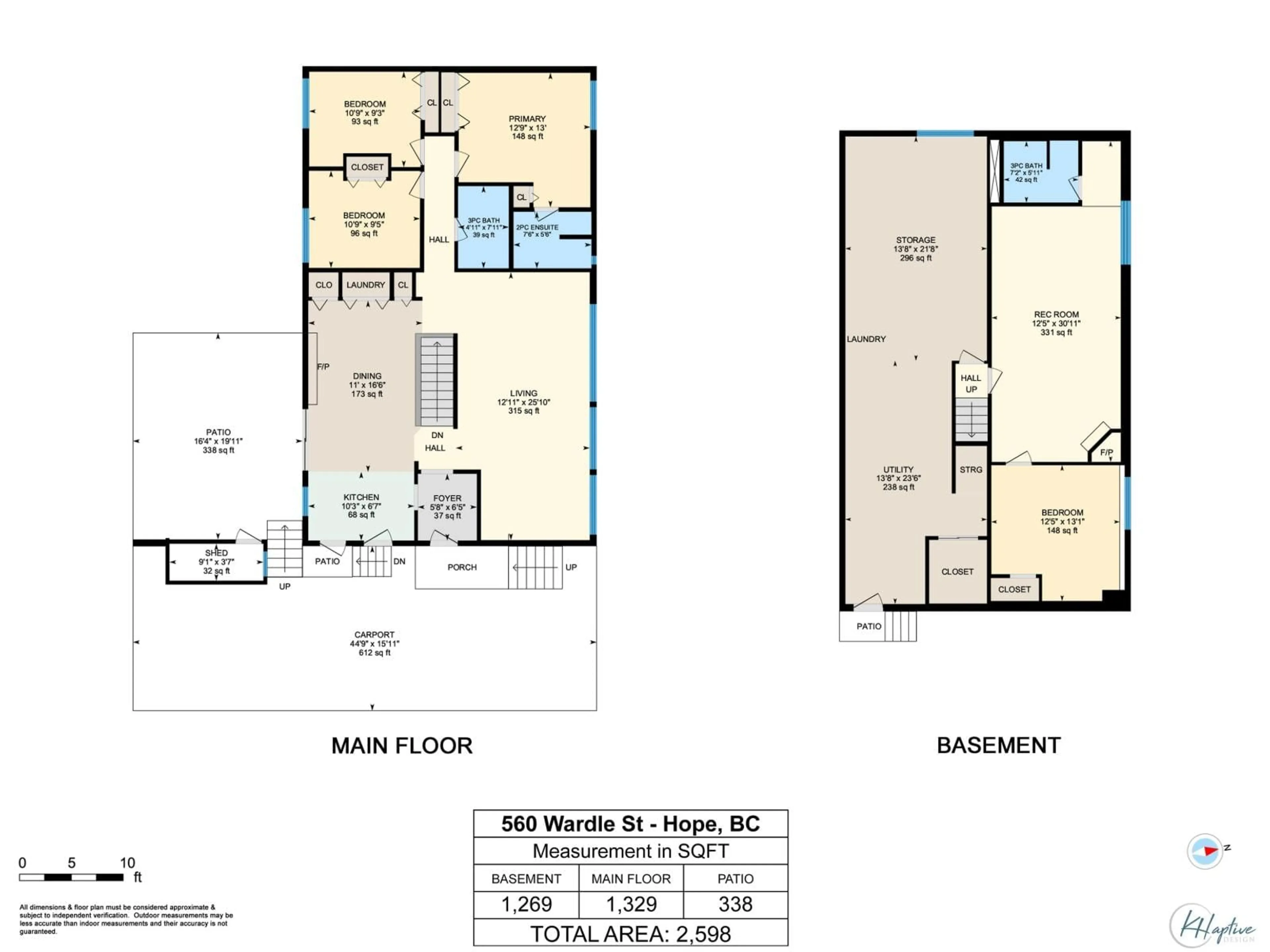 Floor plan for 560 WARDLE STREET, Hope British Columbia V0X1L0