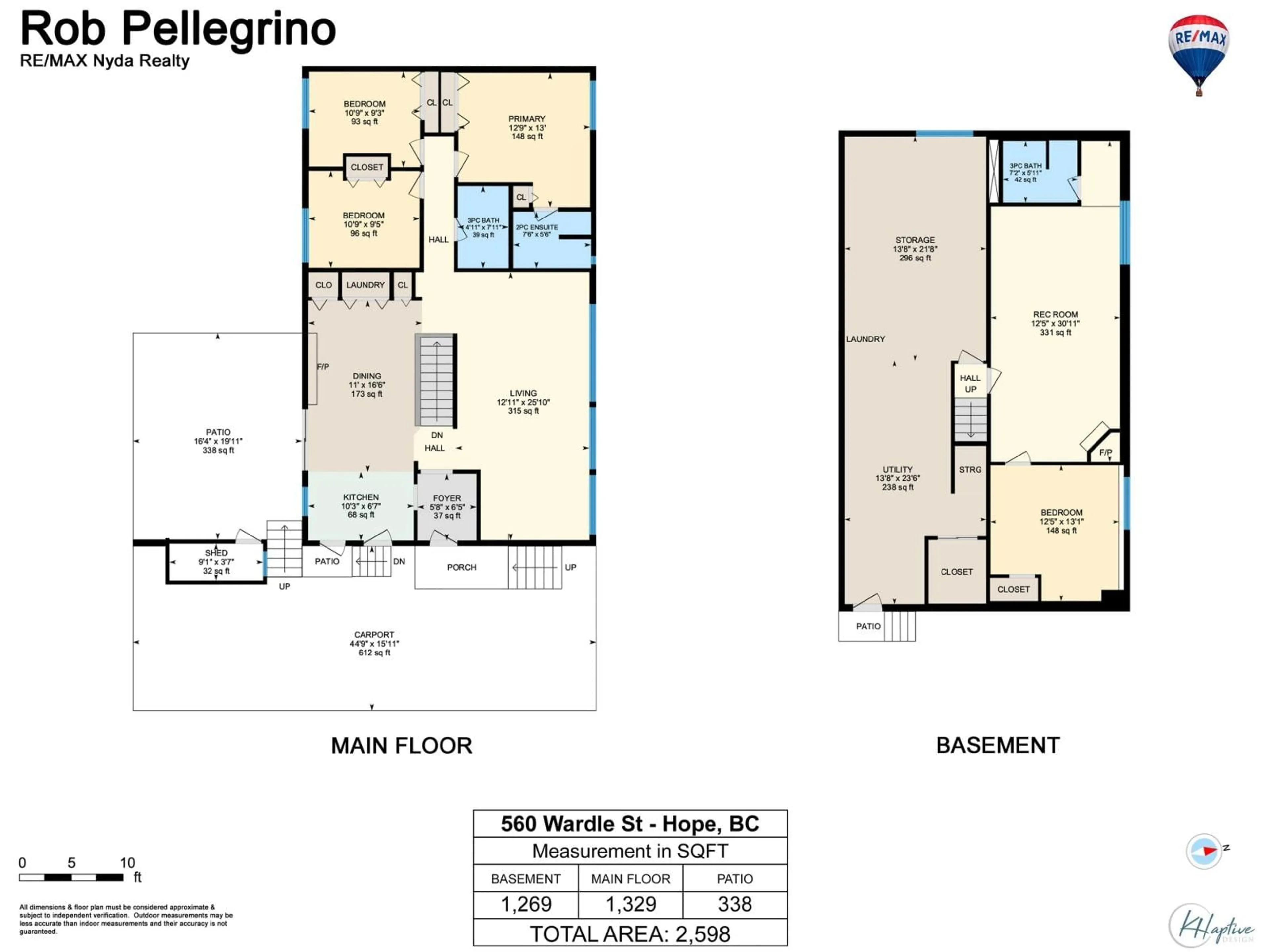 Floor plan for 560 WARDLE STREET, Hope British Columbia V0X1L0