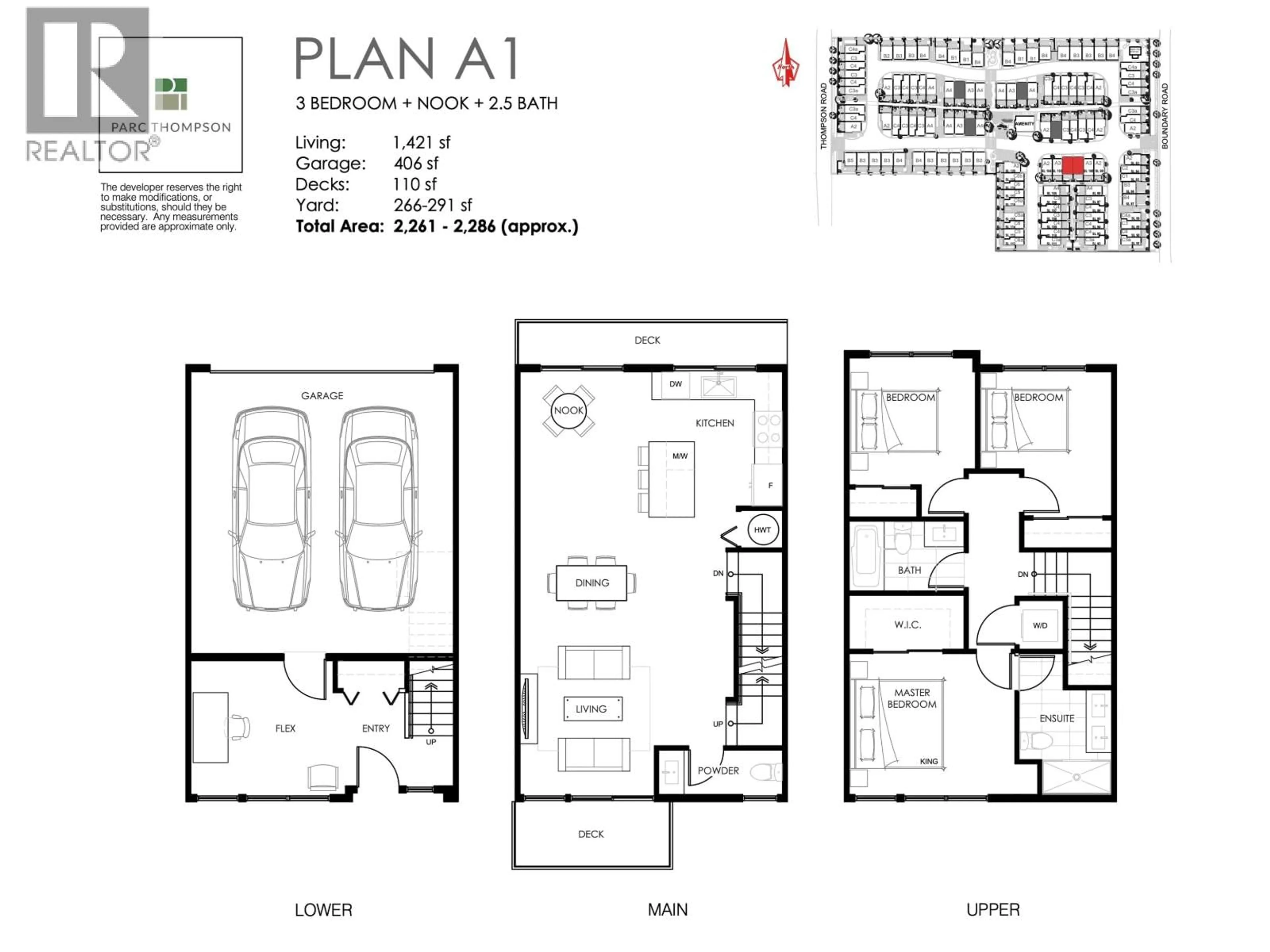 Floor plan for 30 - 4337 BOUNDARY ROAD, Richmond British Columbia V4C2S1