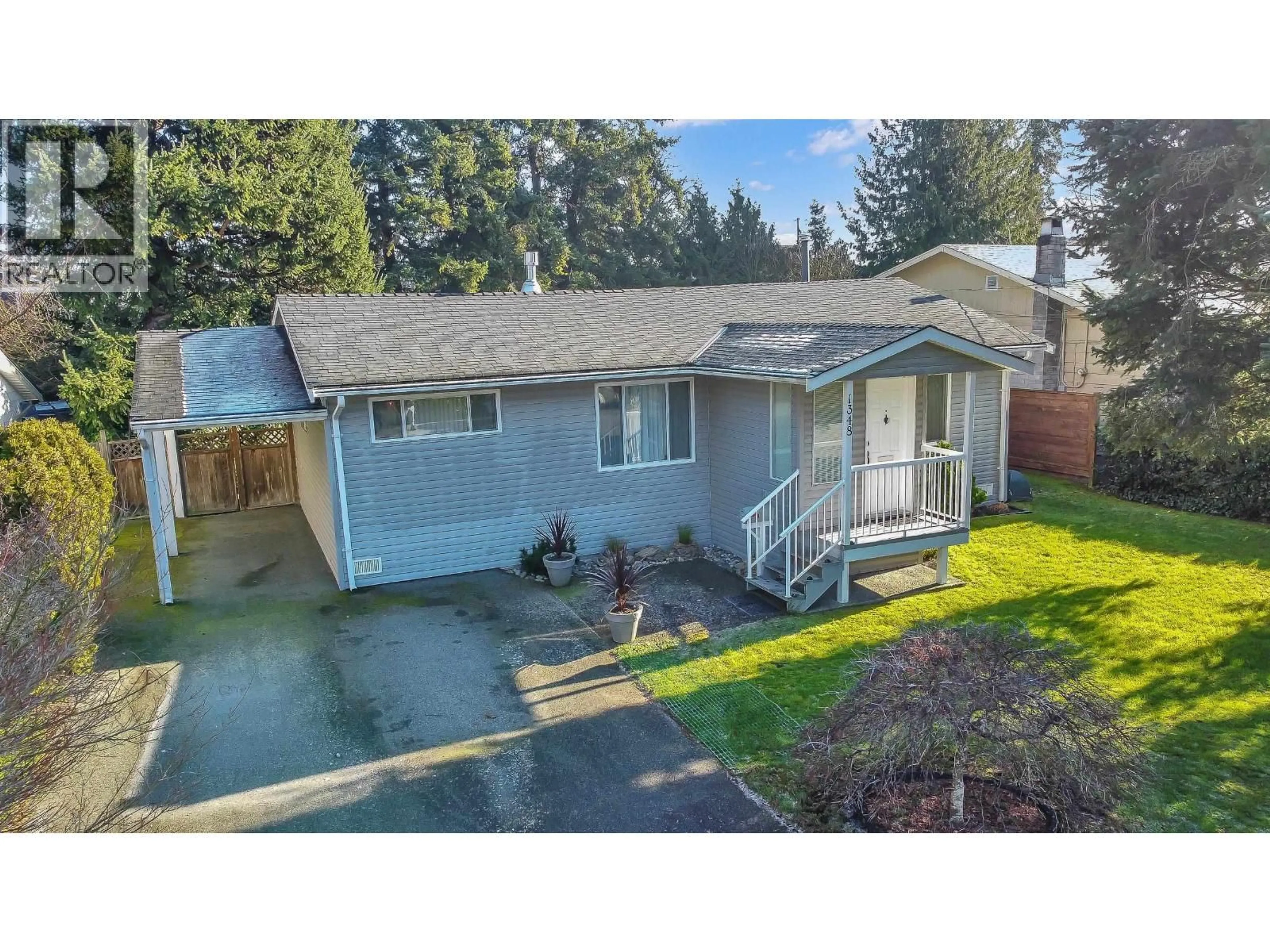 A pic from outside/outdoor area/front of a property/back of a property/a pic from drone, street for 1348 COMPSTON CRESCENT, Delta British Columbia V4L1P9