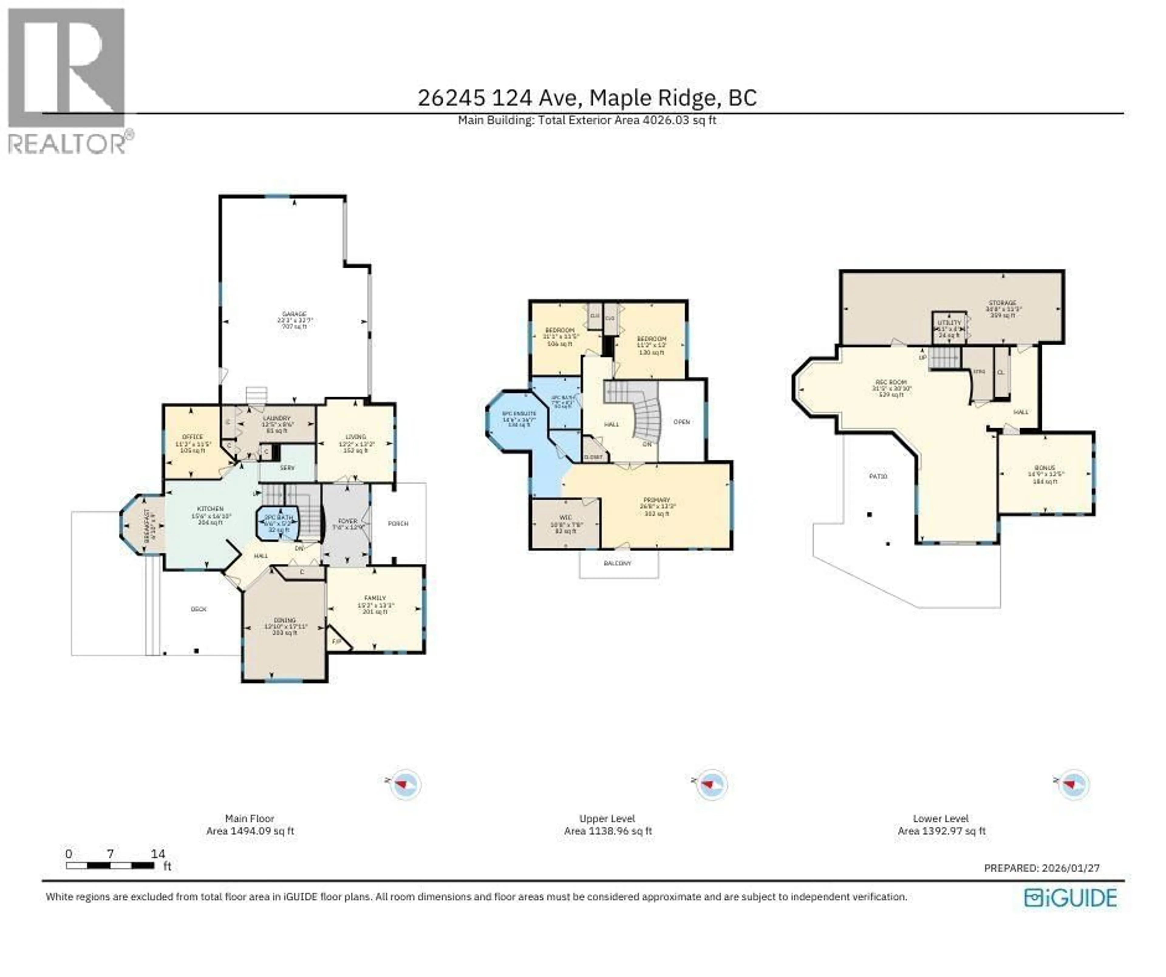 Floor plan for 26245 124 AVENUE, Maple Ridge British Columbia V2W1C4