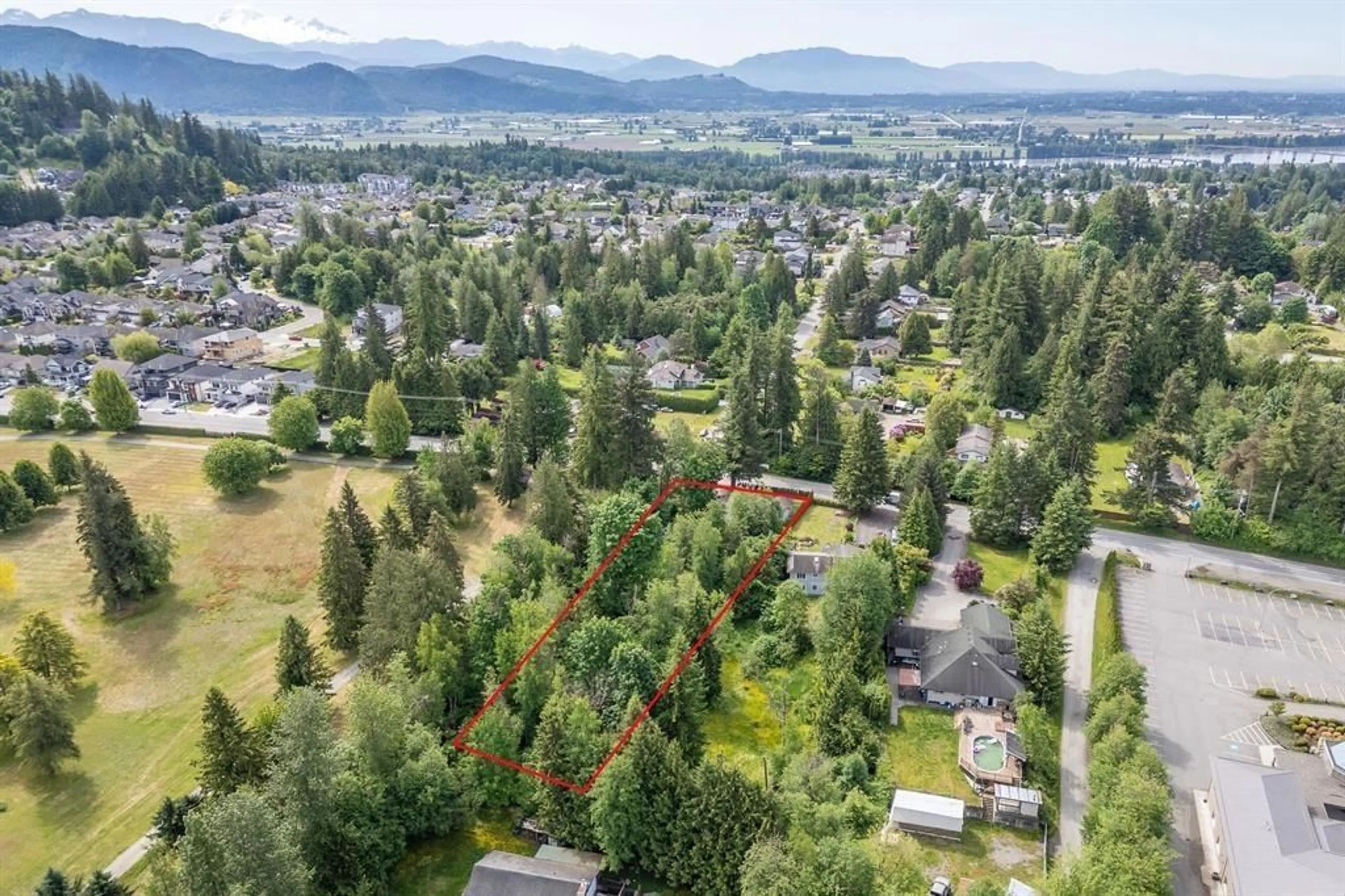 A pic from outside/outdoor area/front of a property/back of a property/a pic from drone, mountain view for 33581 DEWDNEY TRUNK ROAD, Mission British Columbia V2V6Y3