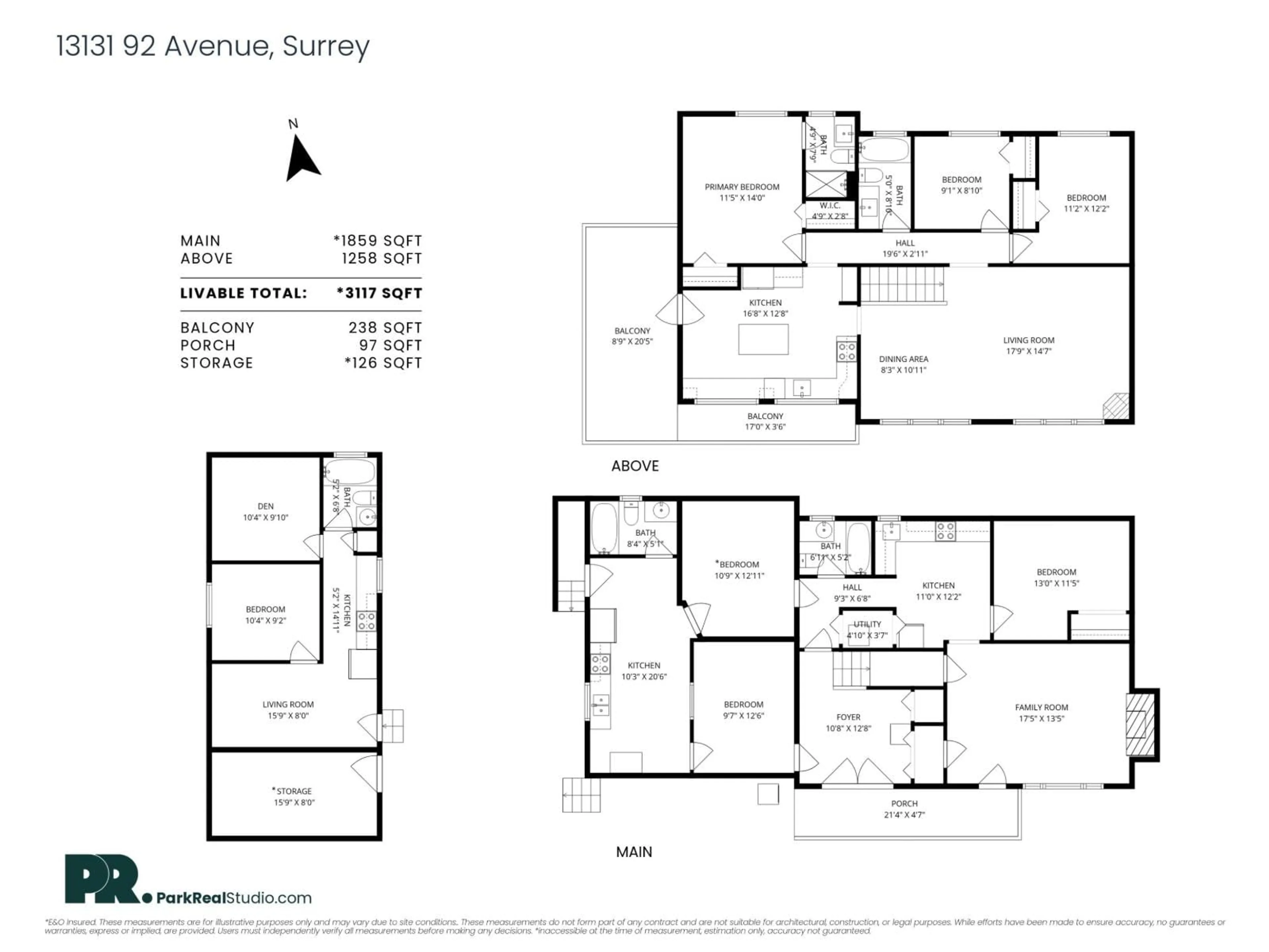 Floor plan for 13131 92 AVENUE, Surrey British Columbia V3V1H5