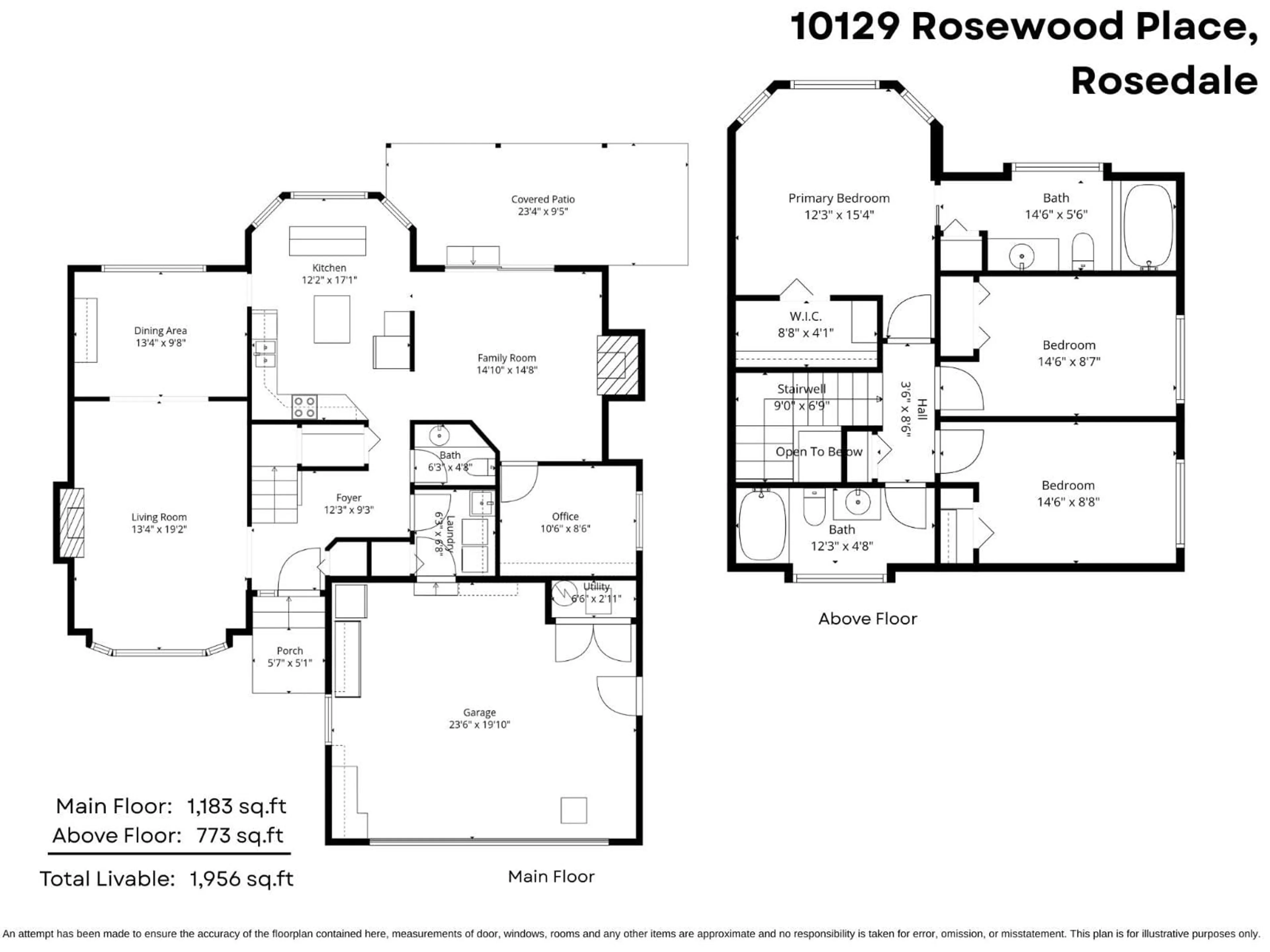 Floor plan for 10129 ROSEWOOD PLACE, Rosedale British Columbia V0X1X0