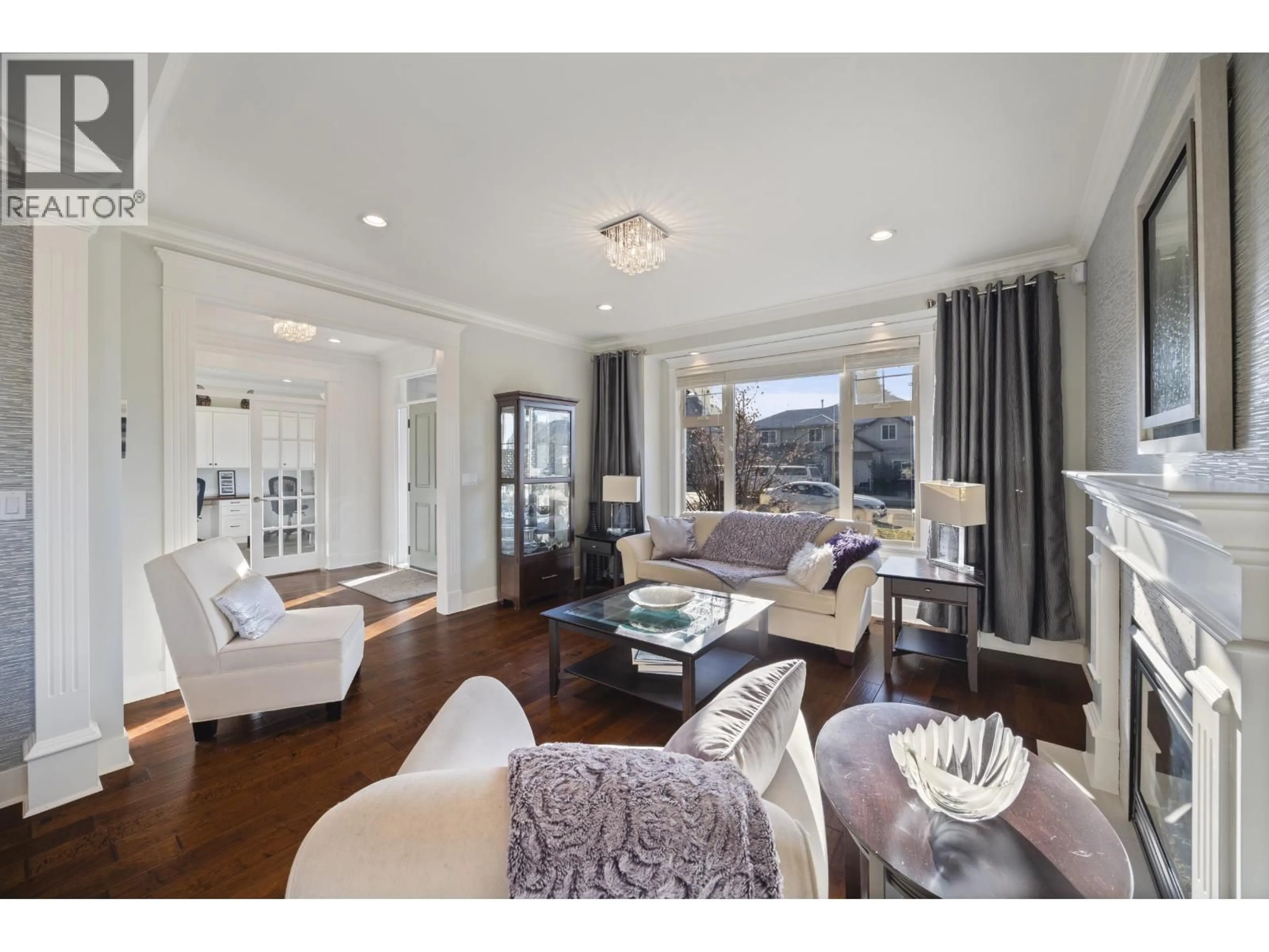 Living room with furniture, wood/laminate floor for 651 CHAPMAN AVENUE, Coquitlam British Columbia V3J4A2