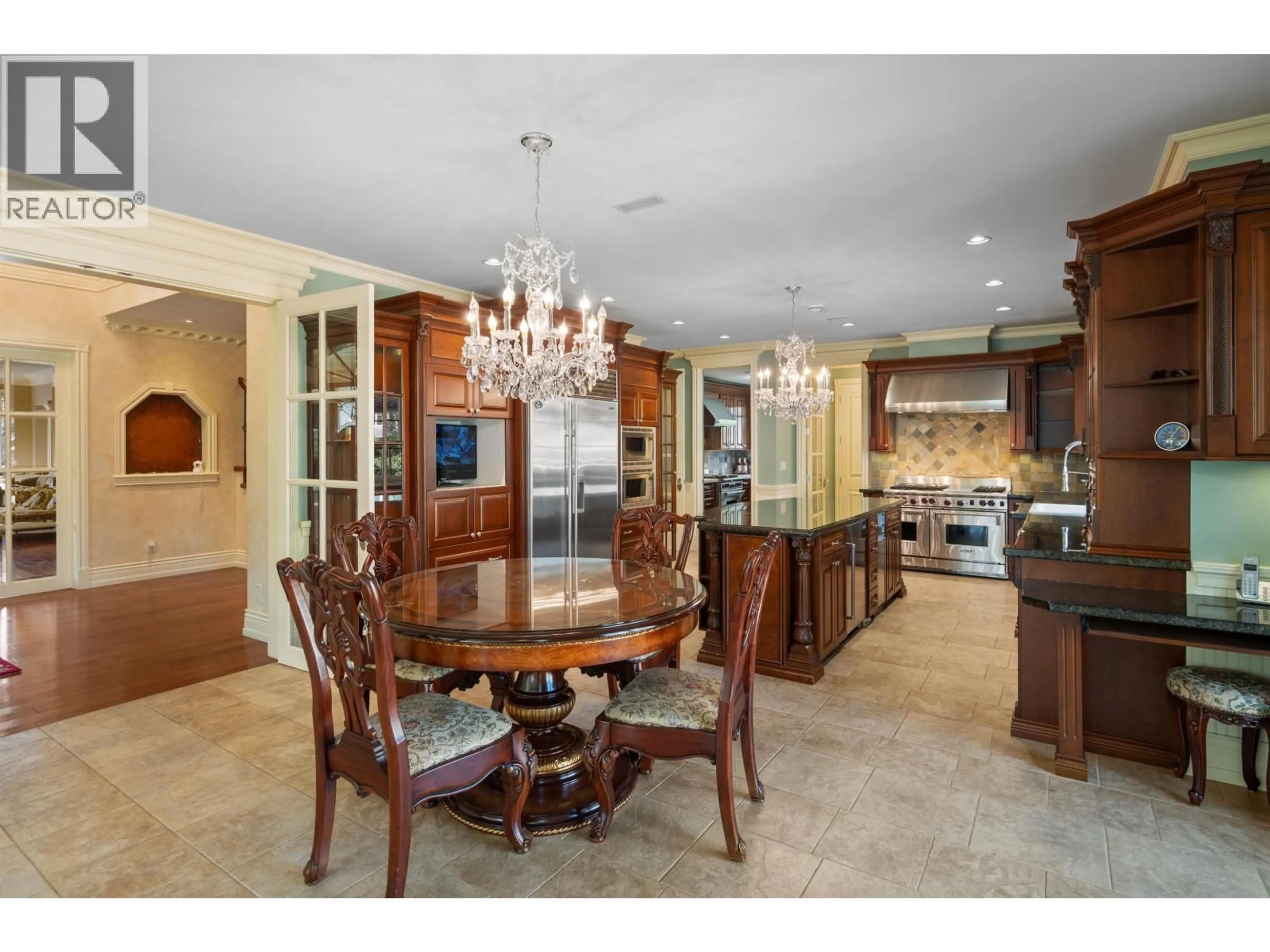 Open concept kitchen, ceramic/tile floor for 4583 HUDSON STREET, Vancouver British Columbia V6H3B8