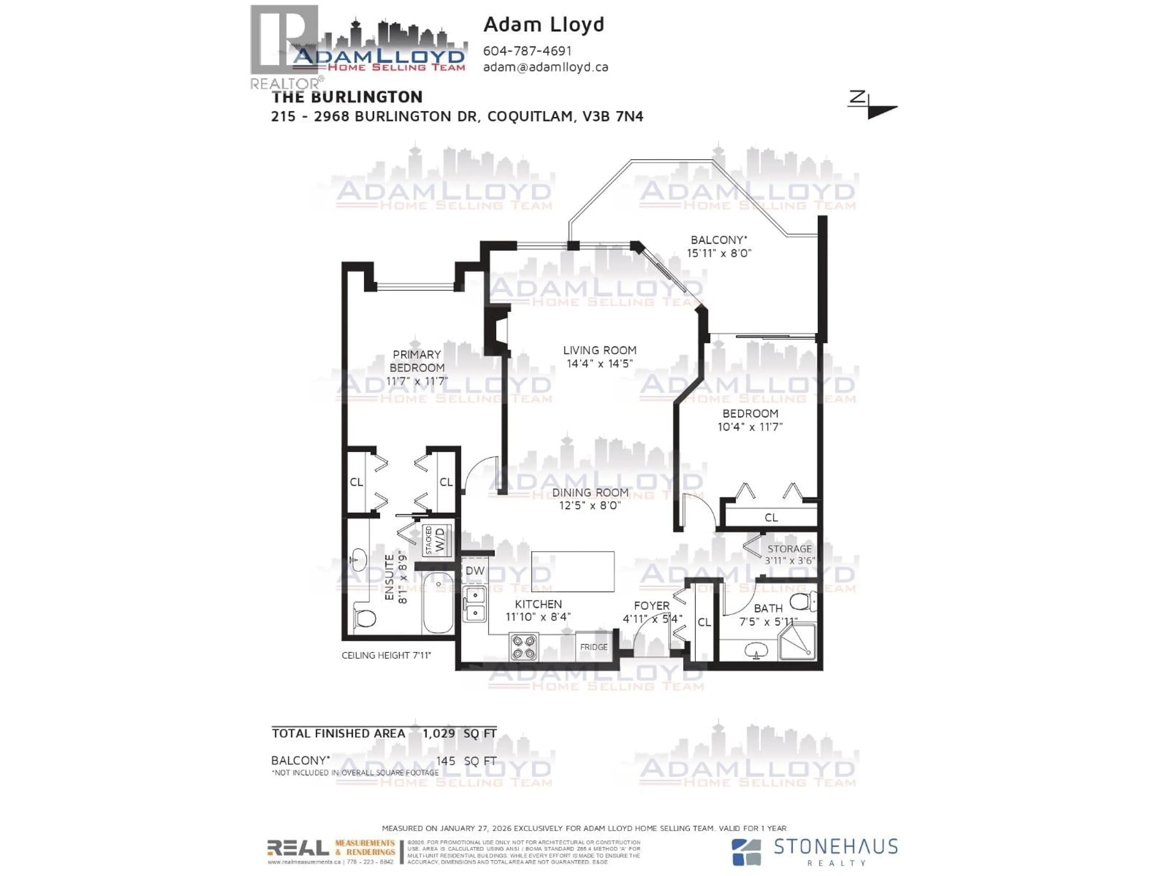 Floor plan for 215 - 2968 BURLINGTON DRIVE, Coquitlam British Columbia V3B7S6