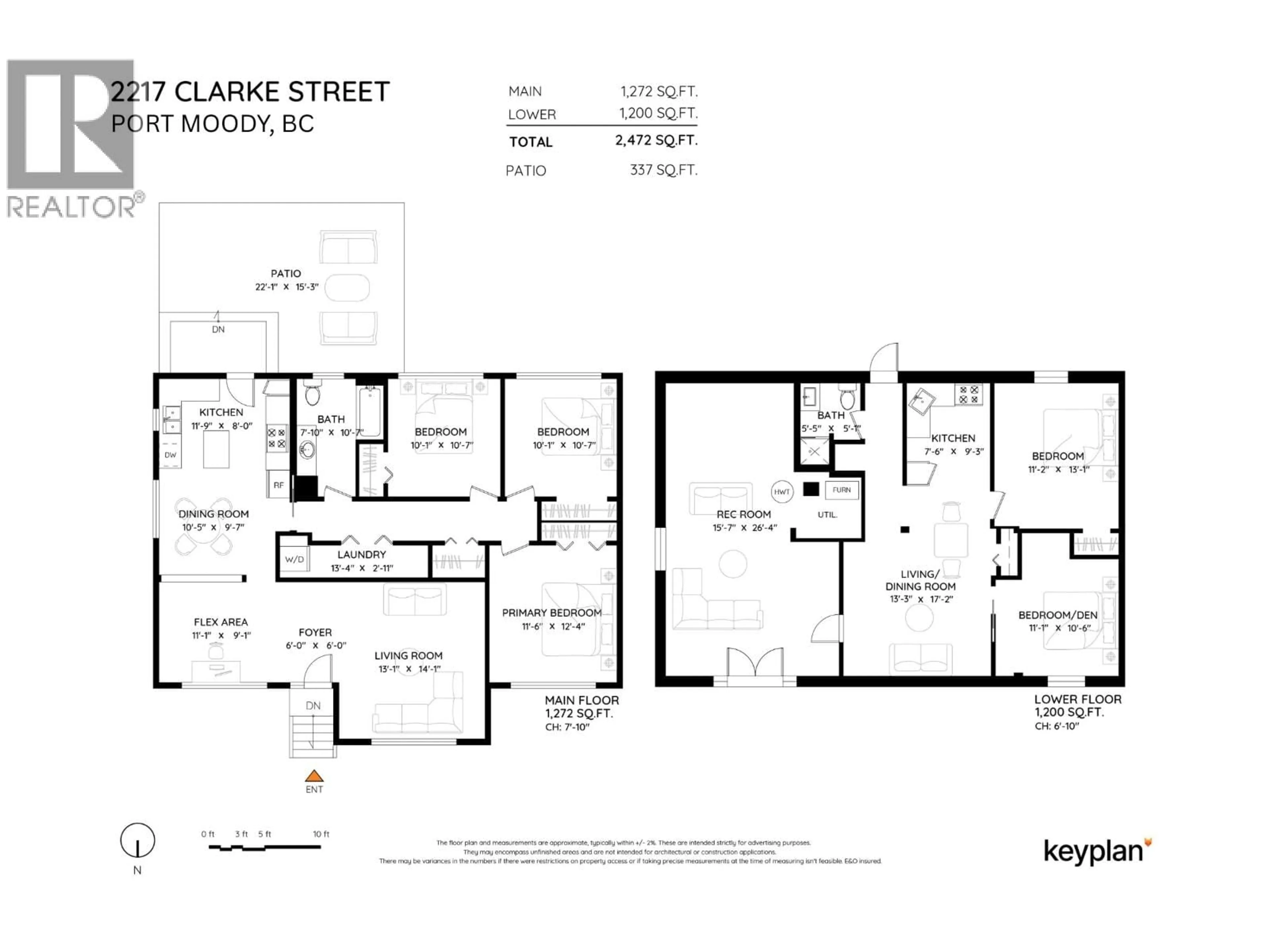 Floor plan for 2217 CLARKE STREET, Port Moody British Columbia V3H1Y6