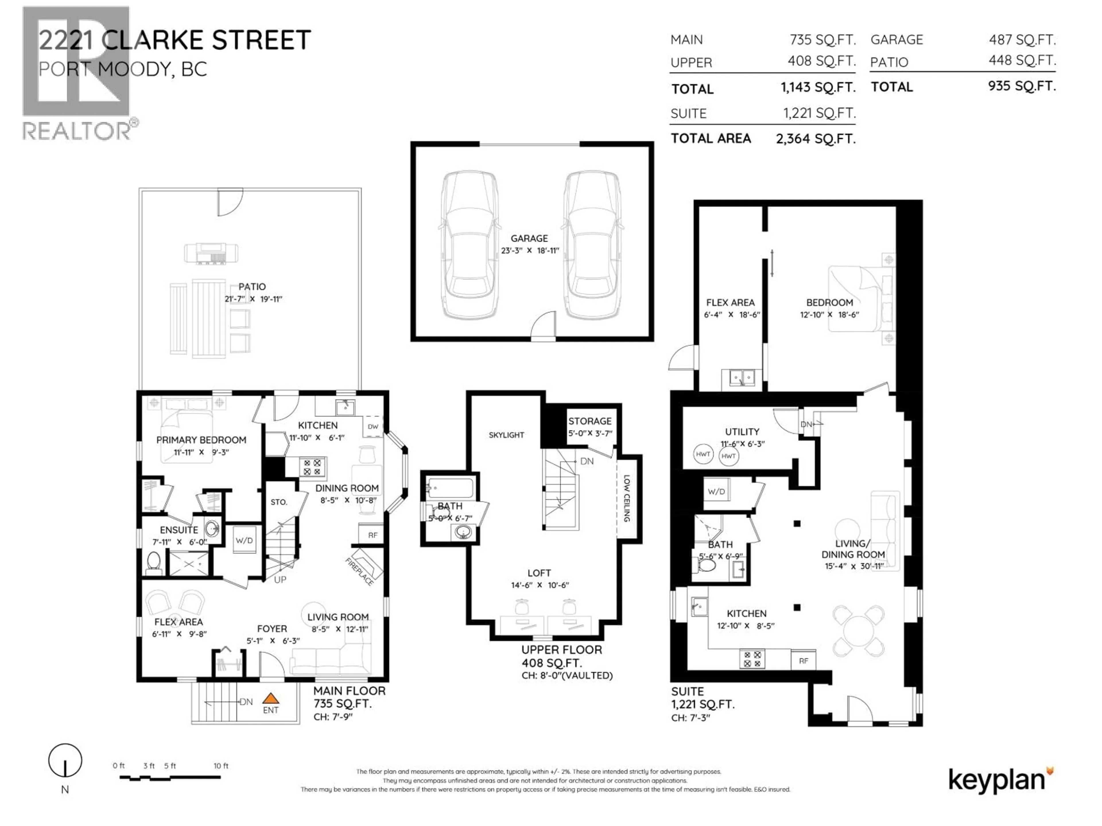 Floor plan for 2221 CLARKE STREET, Port Moody British Columbia V3H1Y6