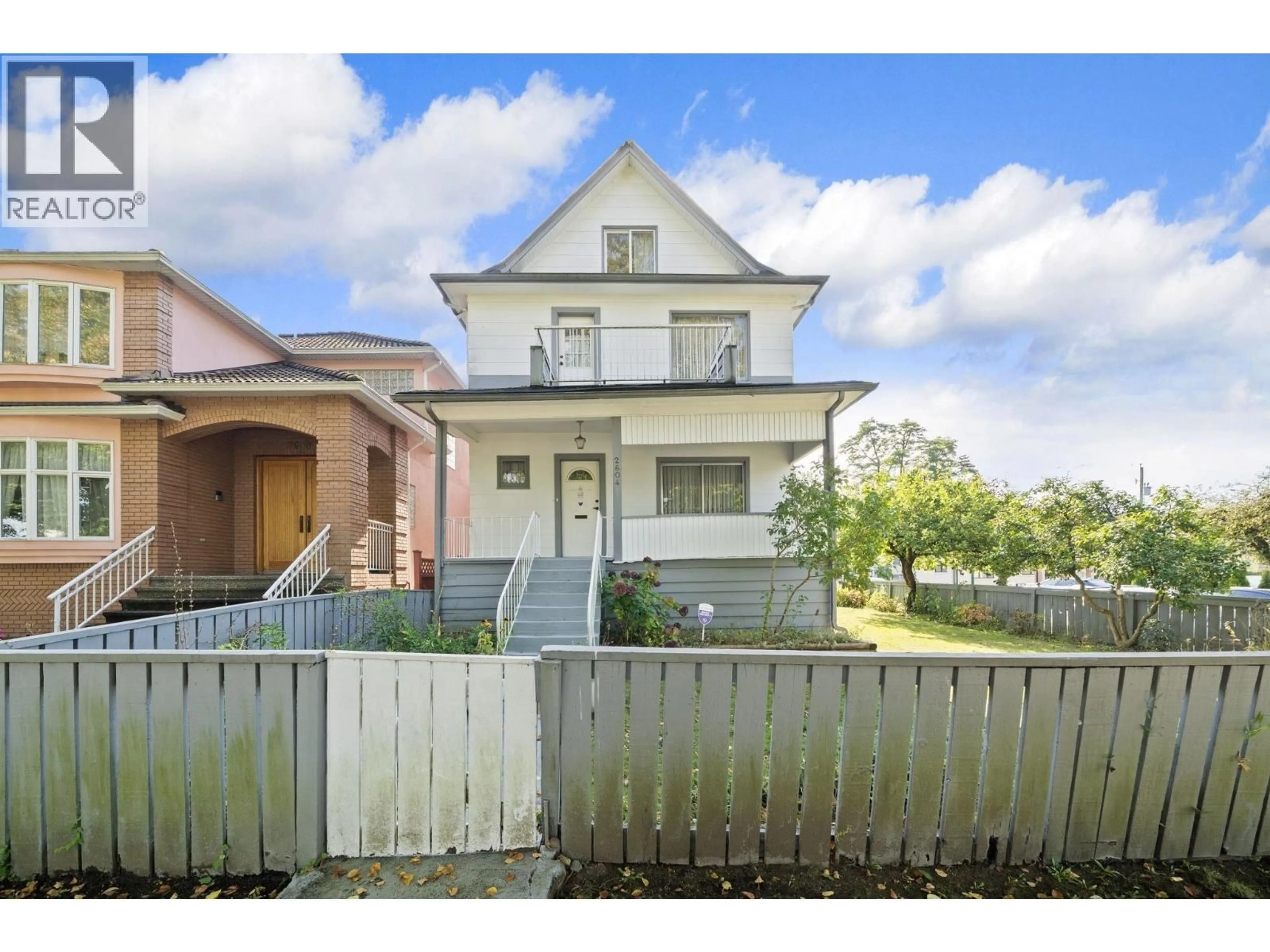 A pic from outside/outdoor area/front of a property/back of a property/a pic from drone, street for 2604 19TH AVENUE, Vancouver British Columbia V5M2S4