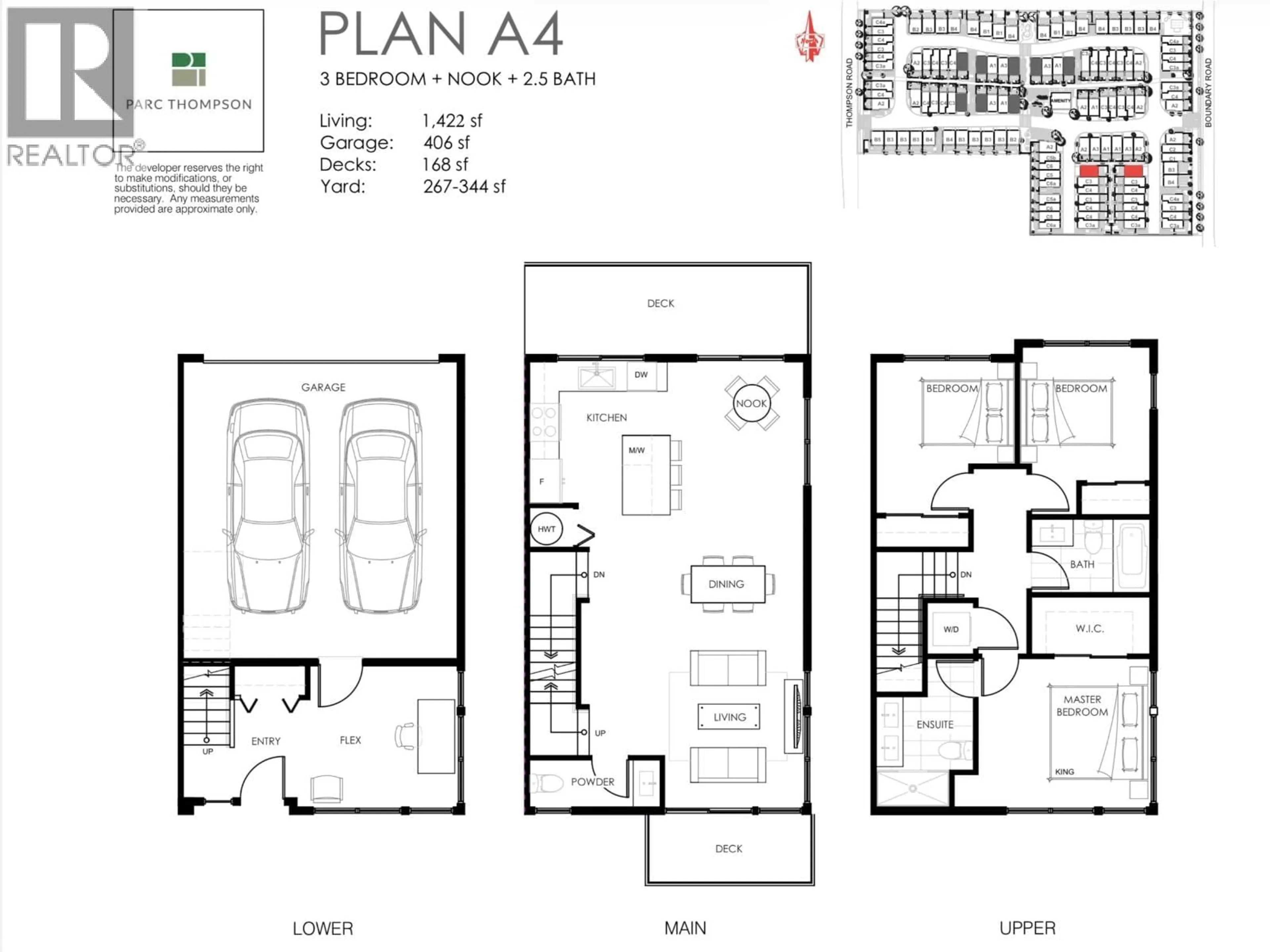 Floor plan for 27 - 4337 BOUNDARY ROAD, Richmond British Columbia V6V1S8