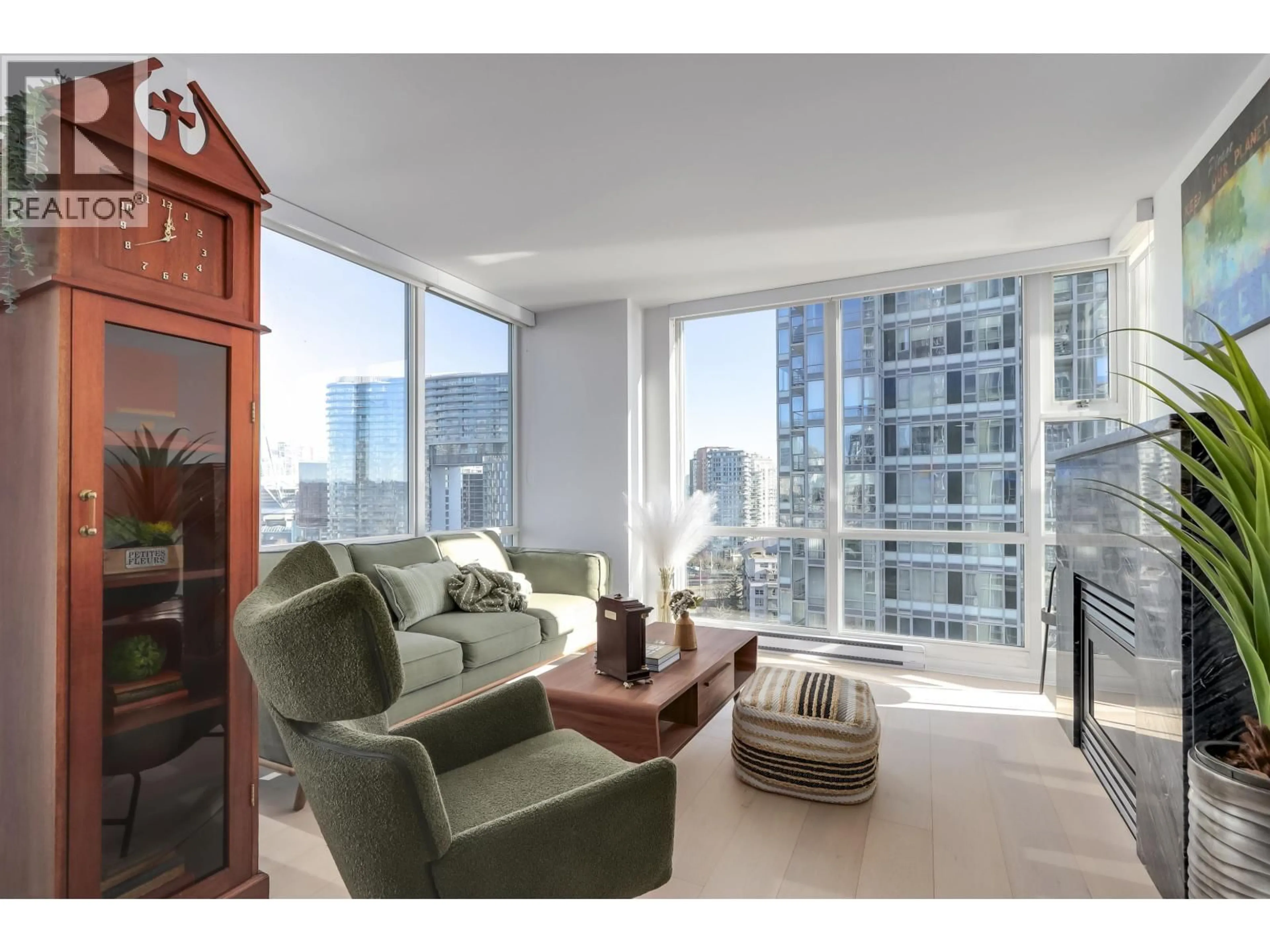 Living room with furniture, unknown for 1807 - 1077 MARINASIDE CRESCENT, Vancouver British Columbia V6Z2Z5