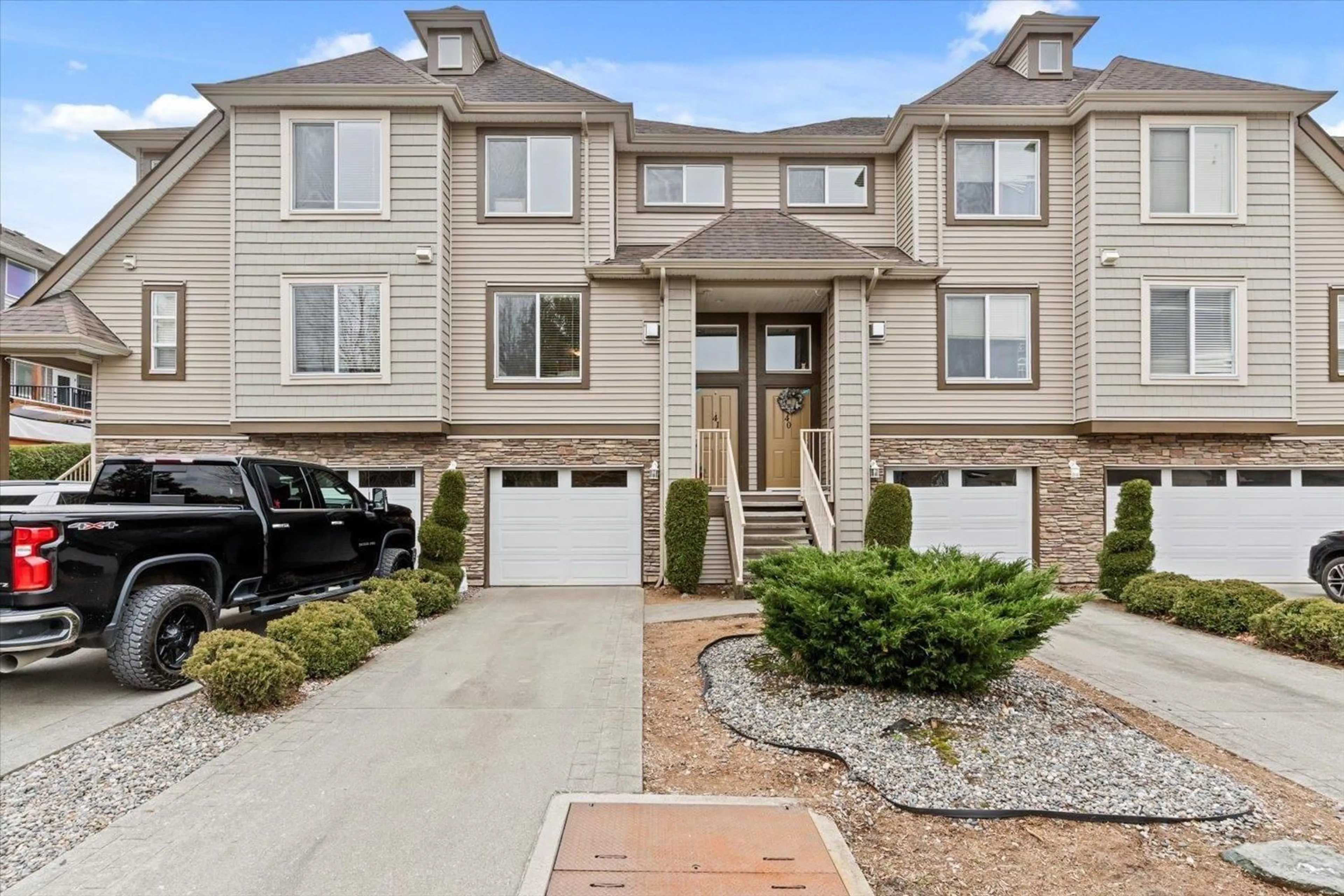 Home with brick exterior material, street for 41 - 46778 HUDSON ROAD, Chilliwack British Columbia V2R0K4