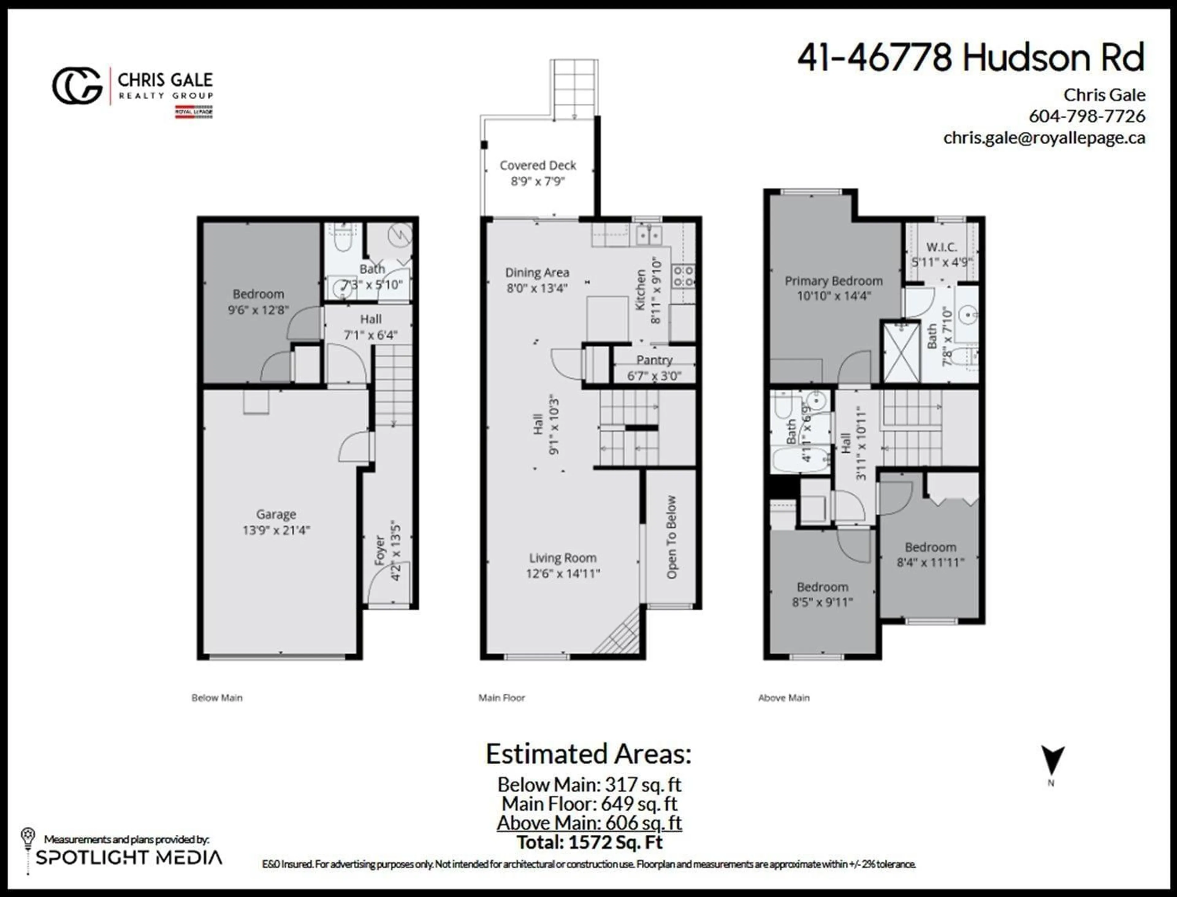 Floor plan for 41 - 46778 HUDSON ROAD, Chilliwack British Columbia V2R0K4
