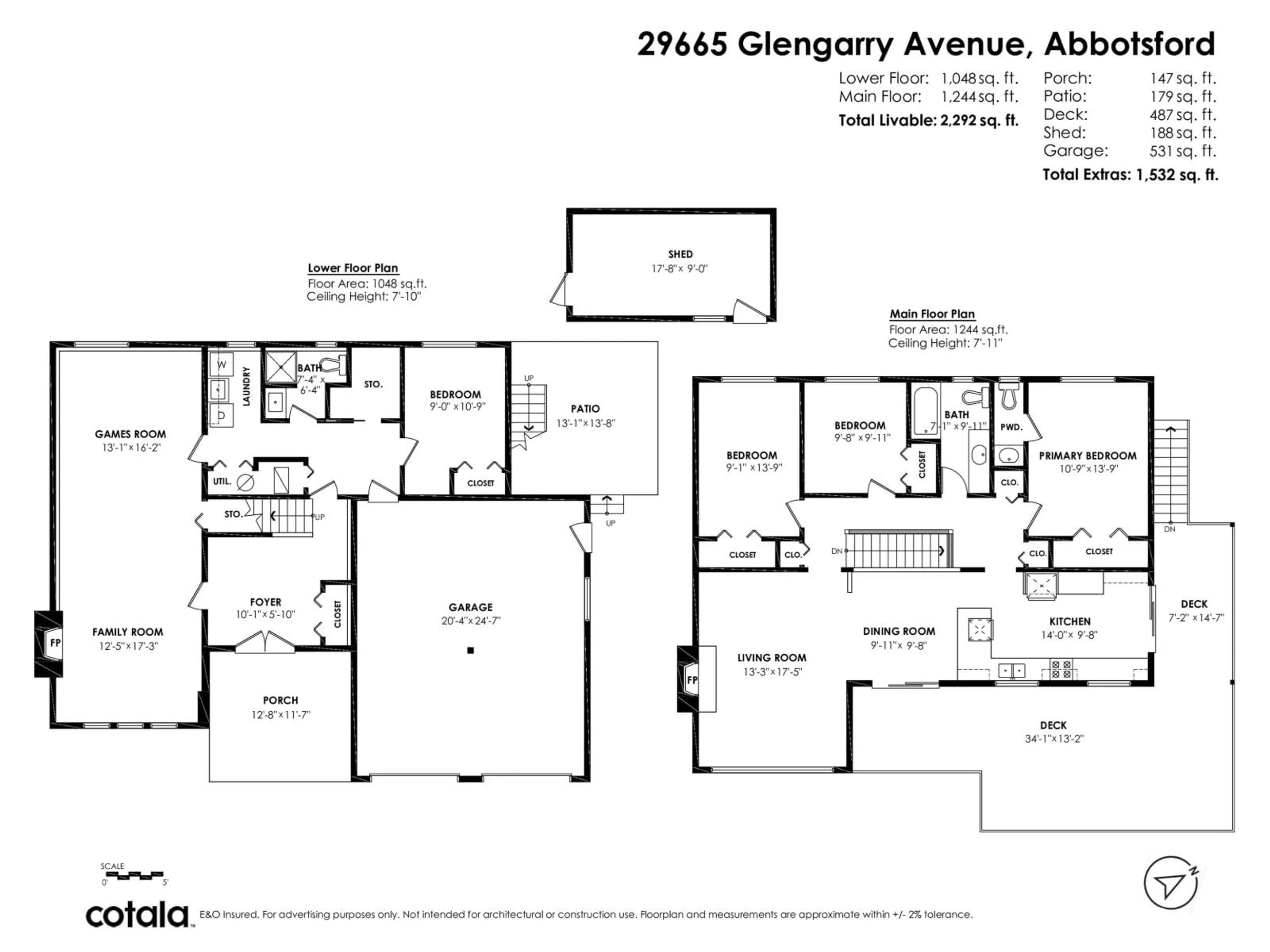 Floor plan for 29665 GLENGARRY AVENUE, Abbotsford British Columbia V4X1Z7