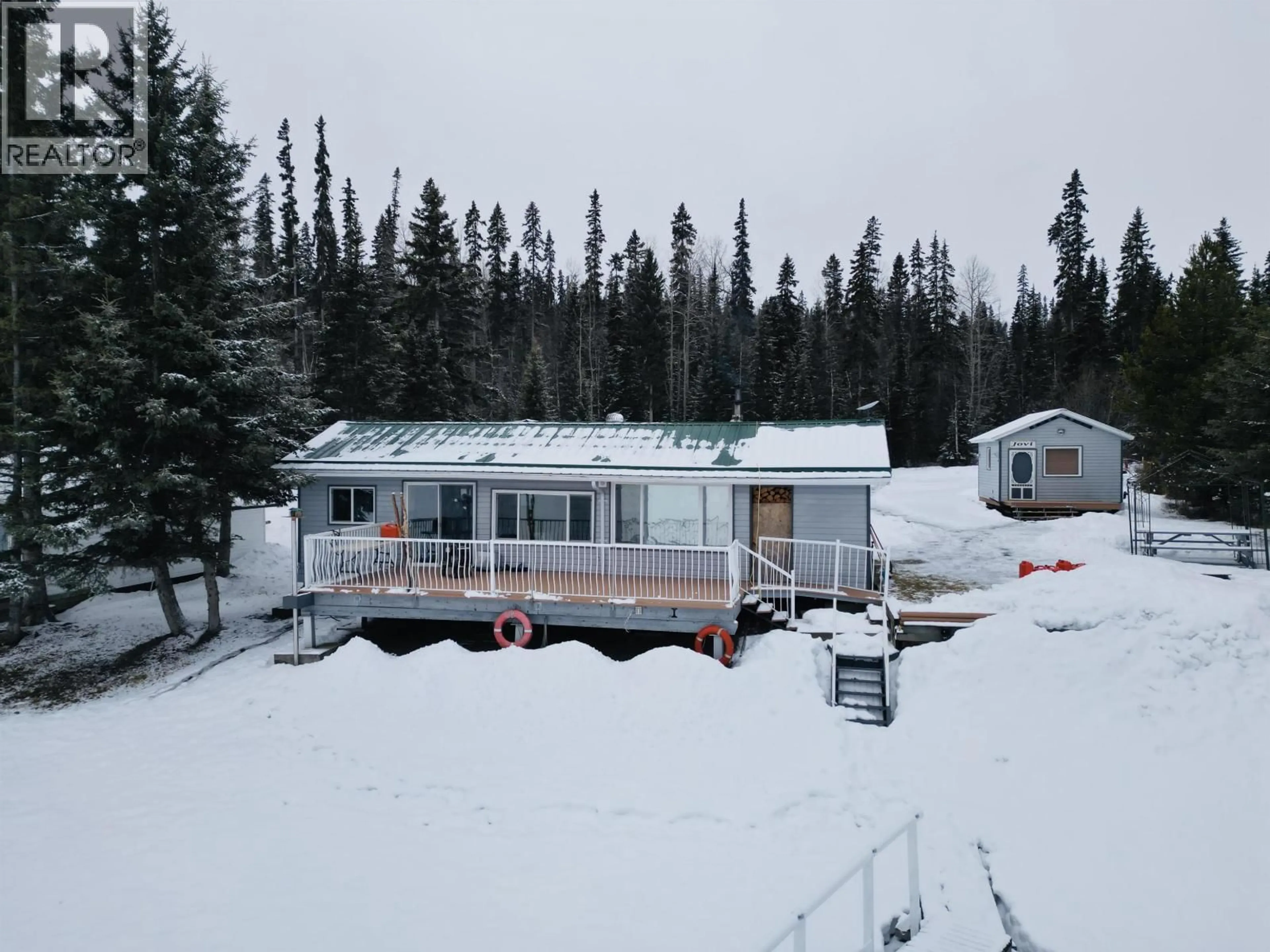 A pic from outside/outdoor area/front of a property/back of a property/a pic from drone, unknown for 39722 BABINE LAKE ROAD, Burns Lake British Columbia V0J1E0