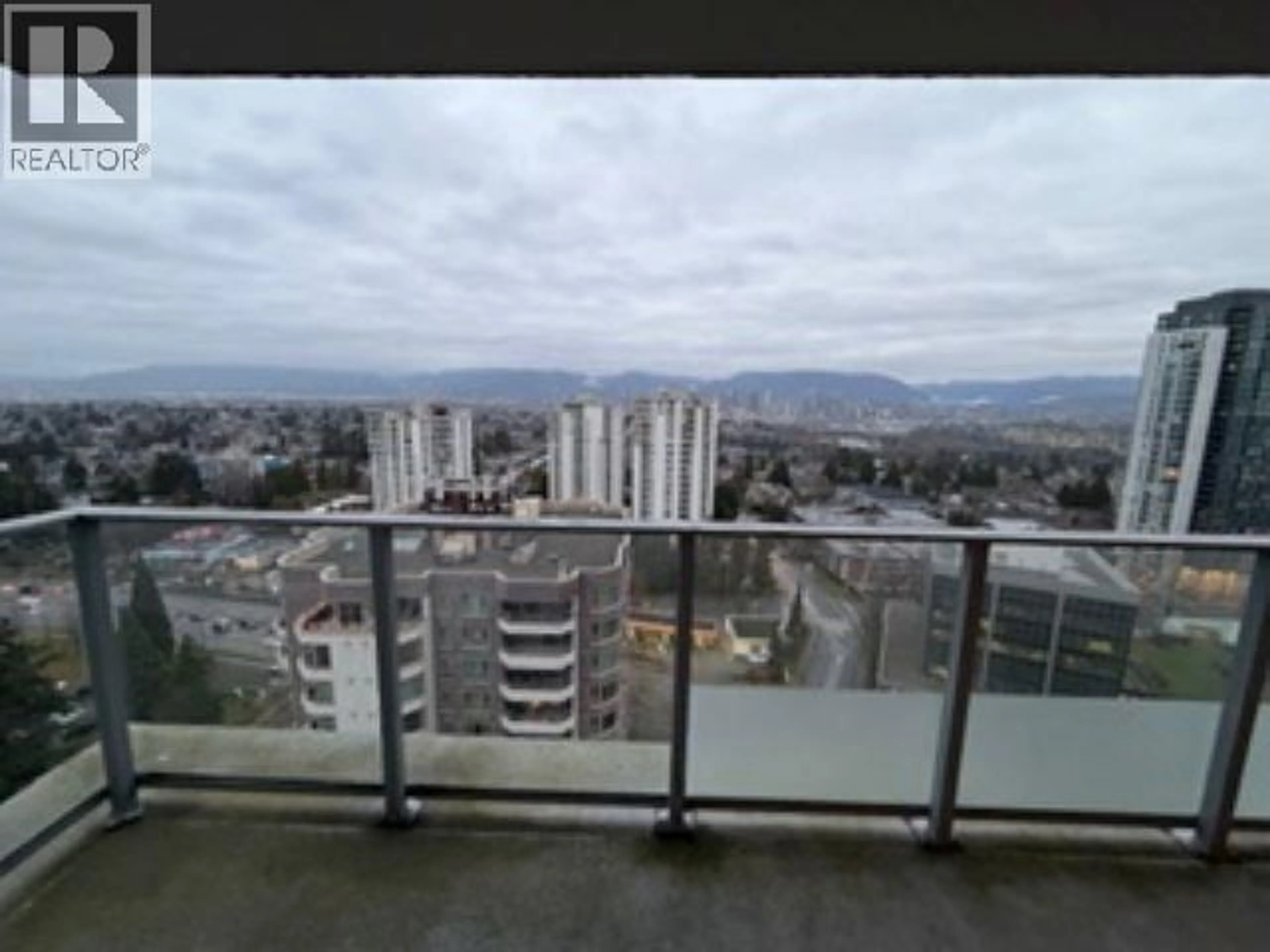 Balcony in the apartment, city buildings view from balcony for 2307 - 5883 BARKER AVENUE, Burnaby British Columbia V5H0G4