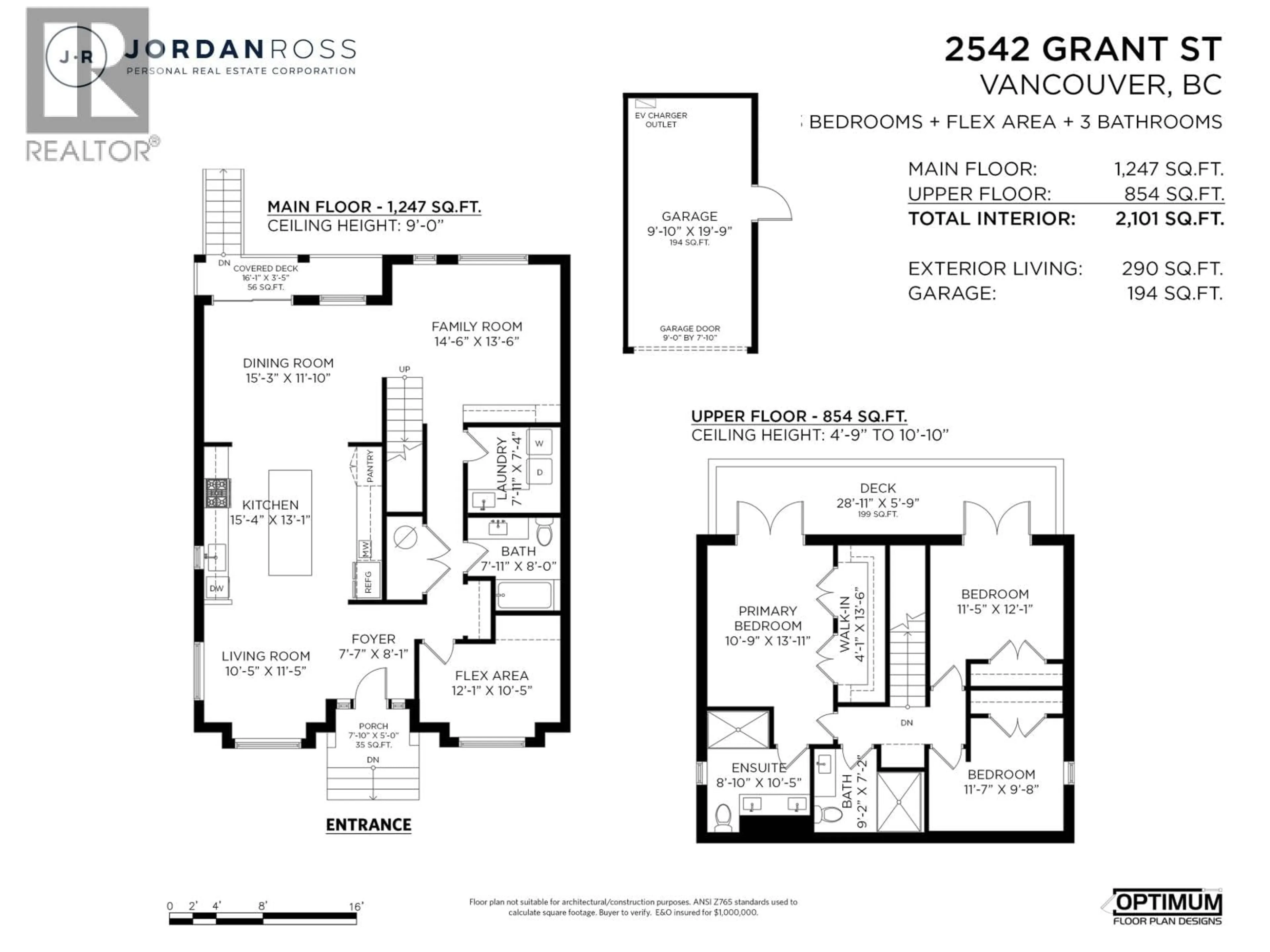 Floor plan for 2542 GRANT STREET, Vancouver British Columbia V5K3G7