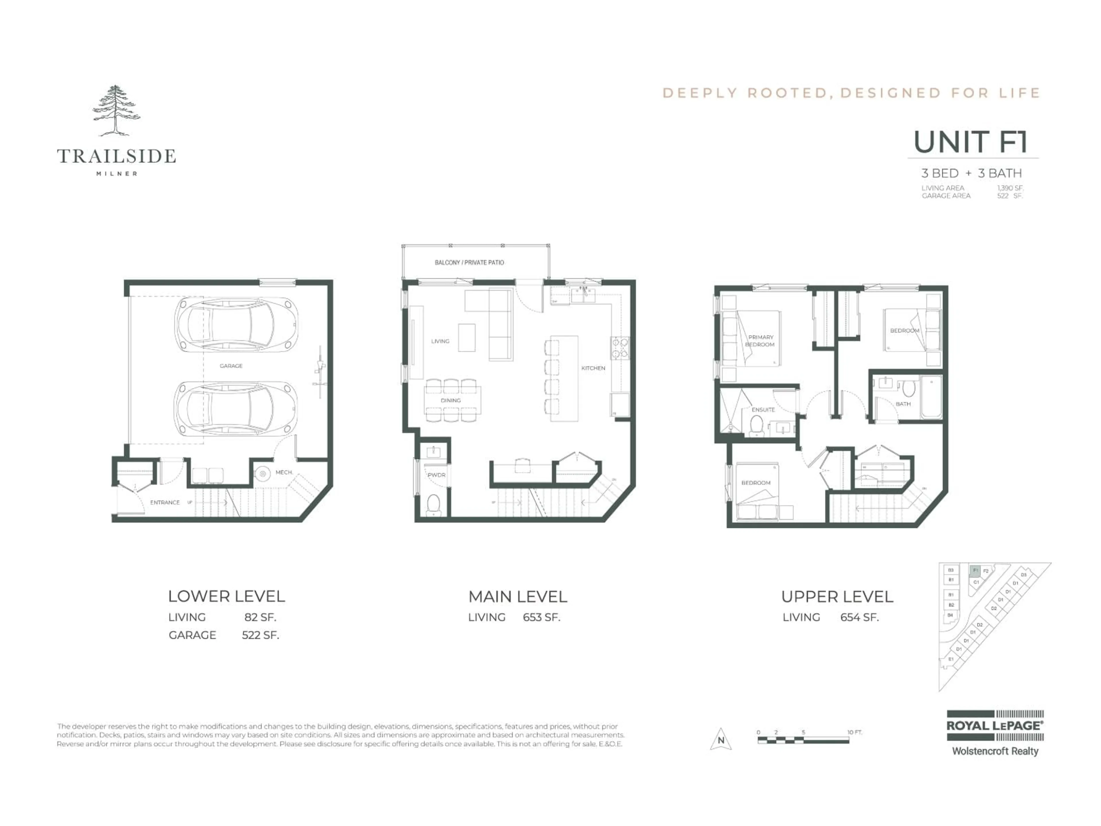 Floor plan for 6 - 6828 208A STREET, Langley British Columbia V2Y2R7
