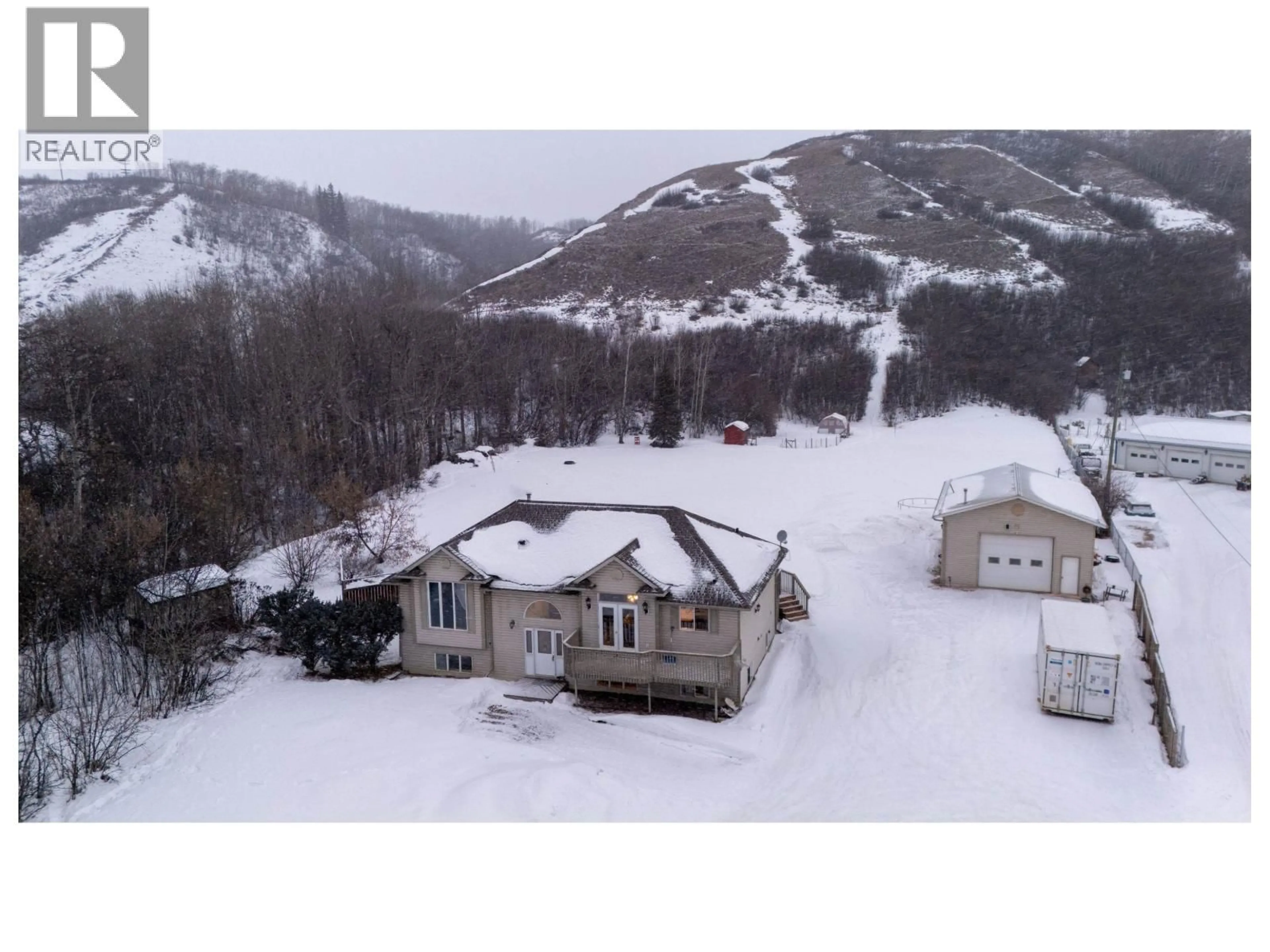 A pic from outside/outdoor area/front of a property/back of a property/a pic from drone, mountain view for 9824 BIRCH AVENUE, Taylor British Columbia V0C2K0