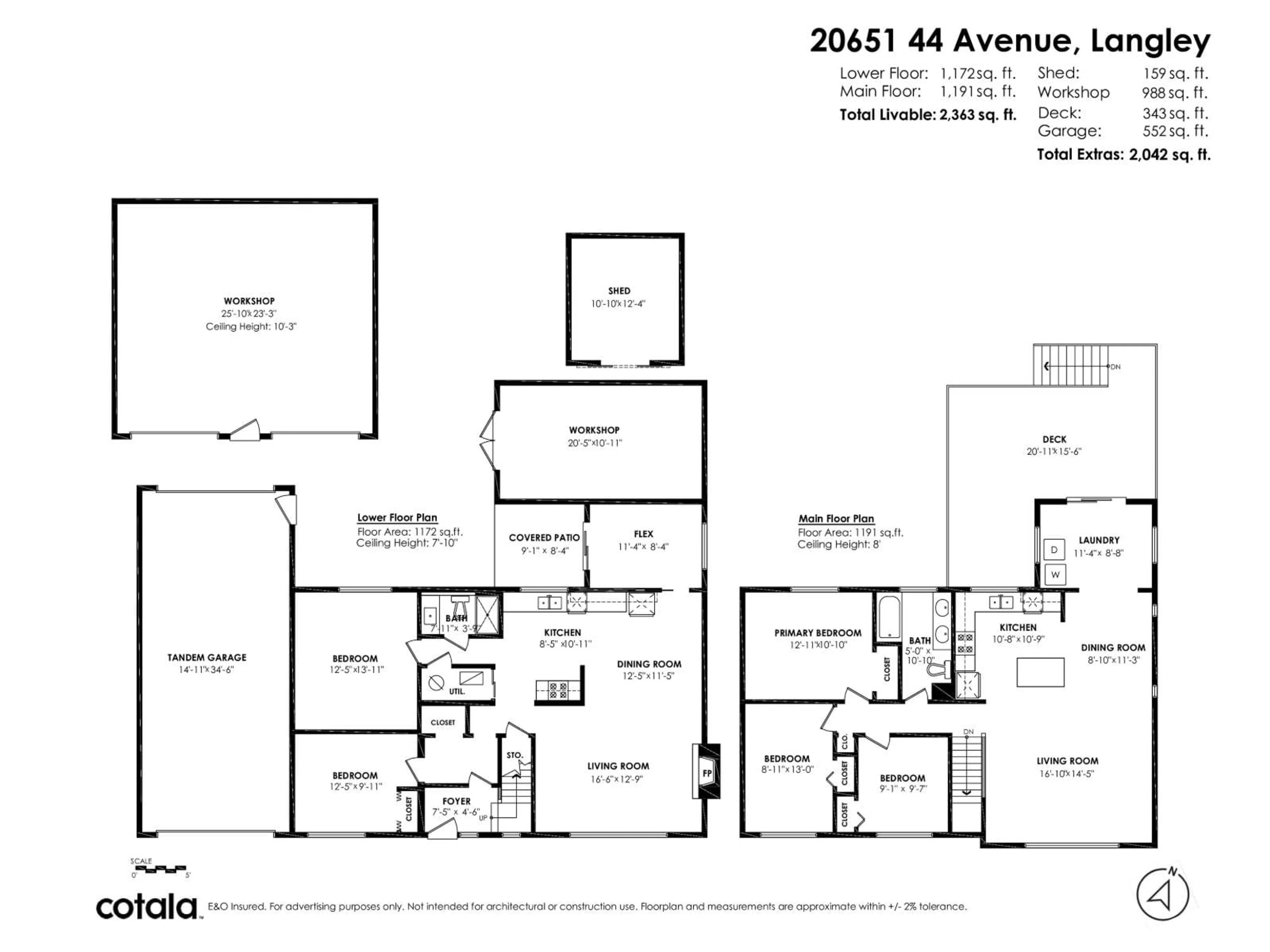 Floor plan for 20651 44 AVENUE, Langley British Columbia V3A3E5