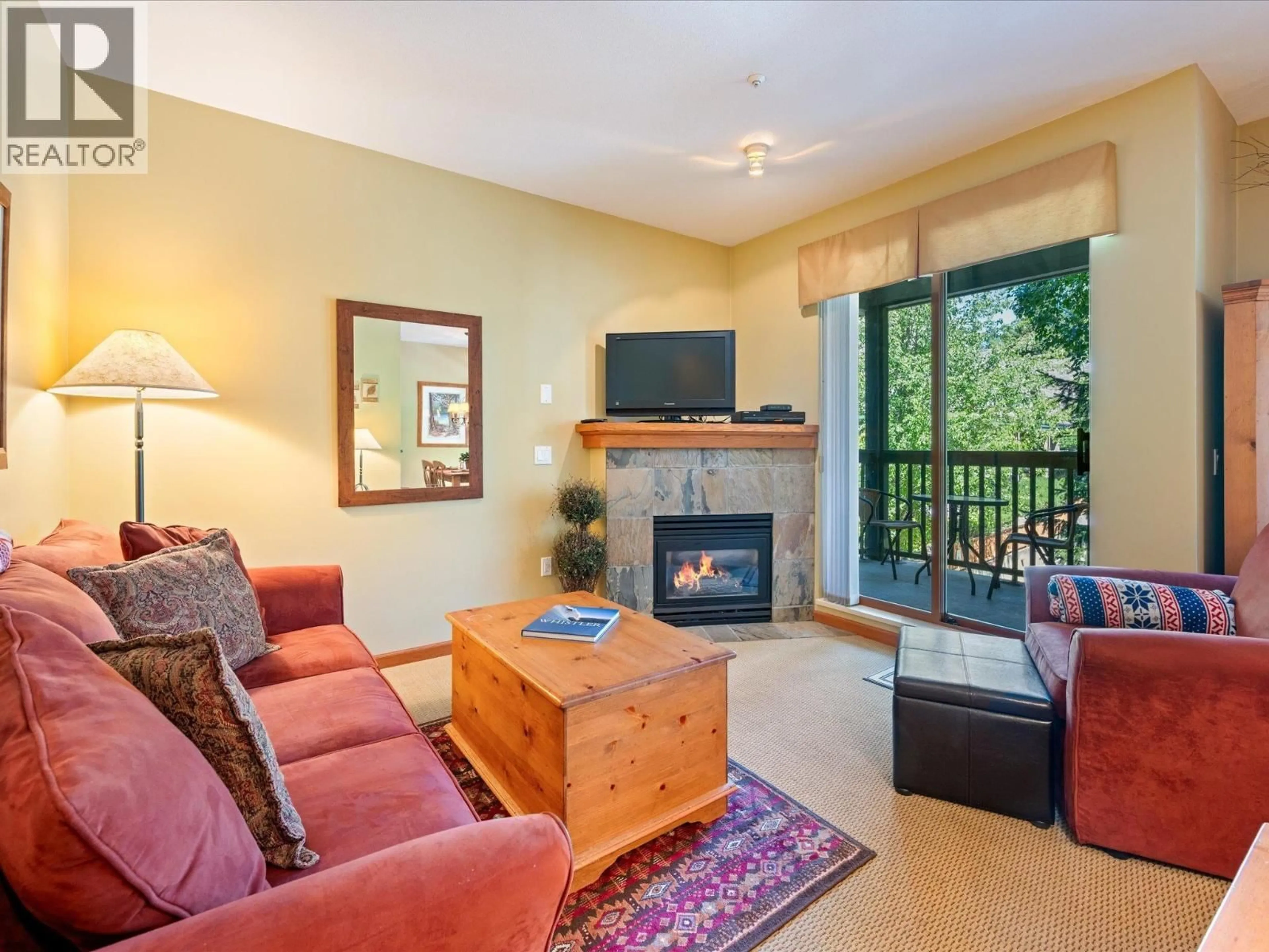 Living room with furniture, unknown for 117 - 4355 NORTHLANDS BOULEVARD, Whistler British Columbia V8E1C3