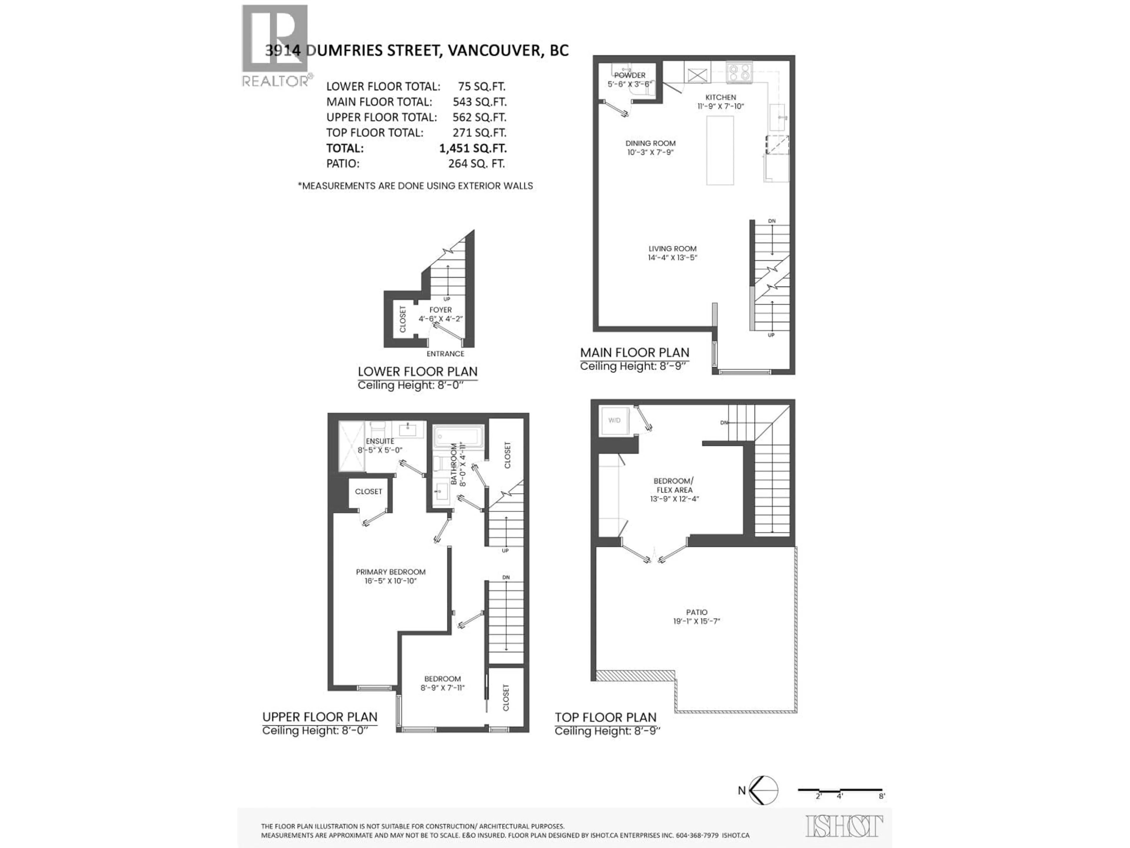 Floor plan for 3914 DUMFRIES STREET, Vancouver British Columbia V5N0J1